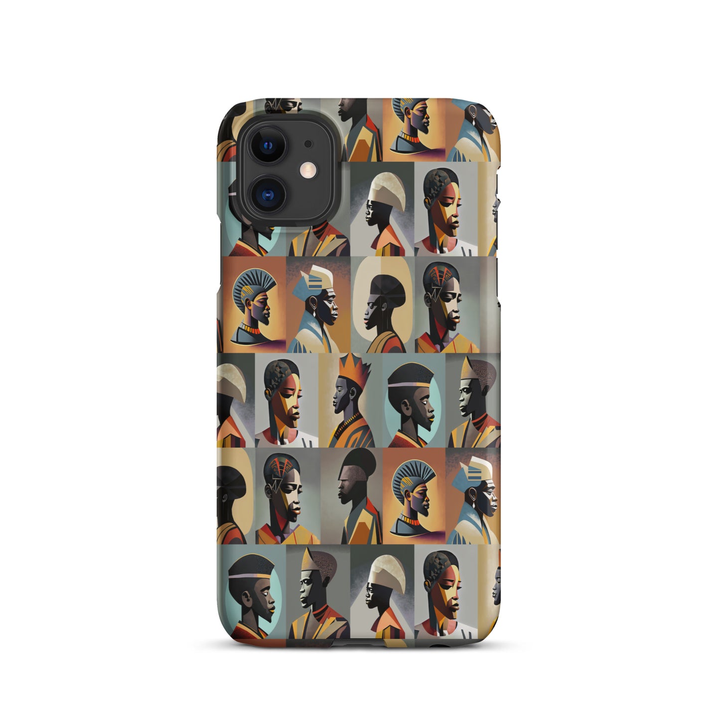 Snap case for iPhone® Kukloso Cubist Faces Collage No 24 - Free Shipping