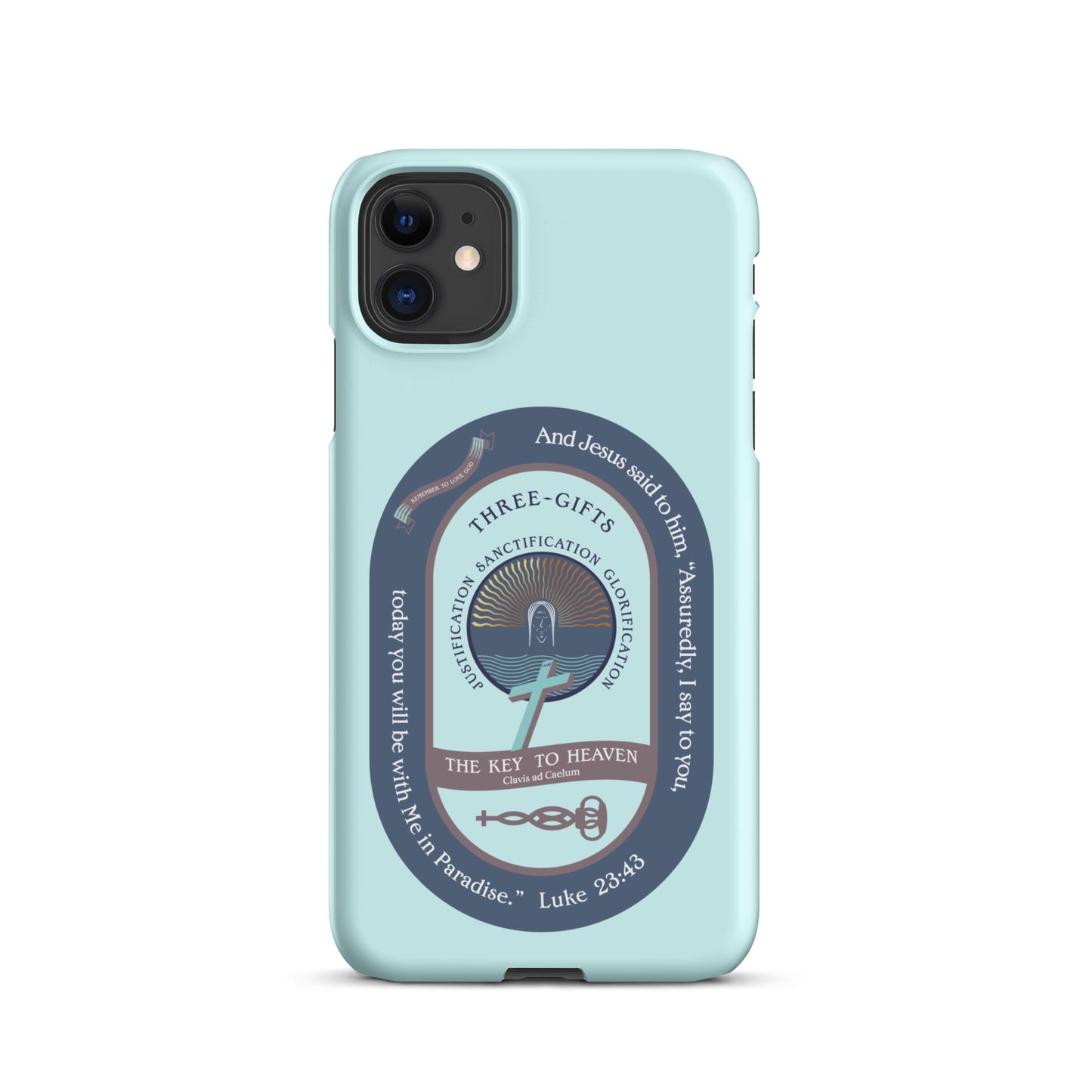 Snap case for iPhone® Kukloso Luke 23:43 - Free Shipping