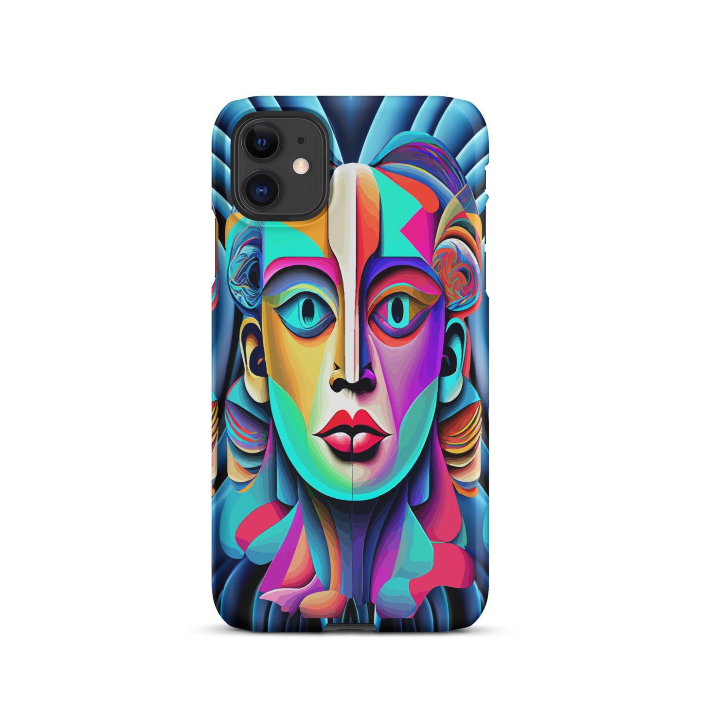 Snap case for iPhone® Kukloso Cubist Faces No 39 - Free Shipping