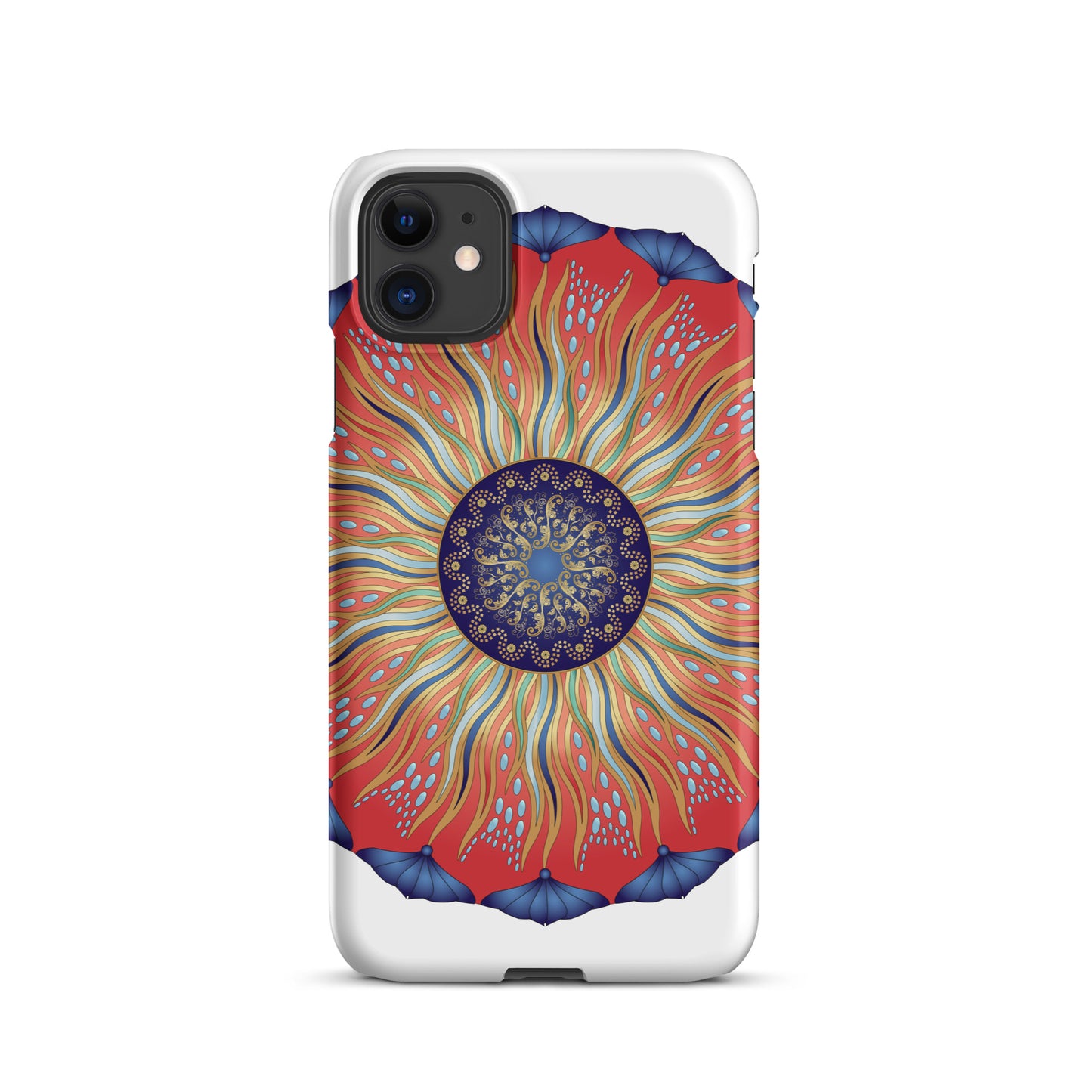 Snap case for iPhone® Kukloso Circularium Mandala No 2627 - Free Shipping