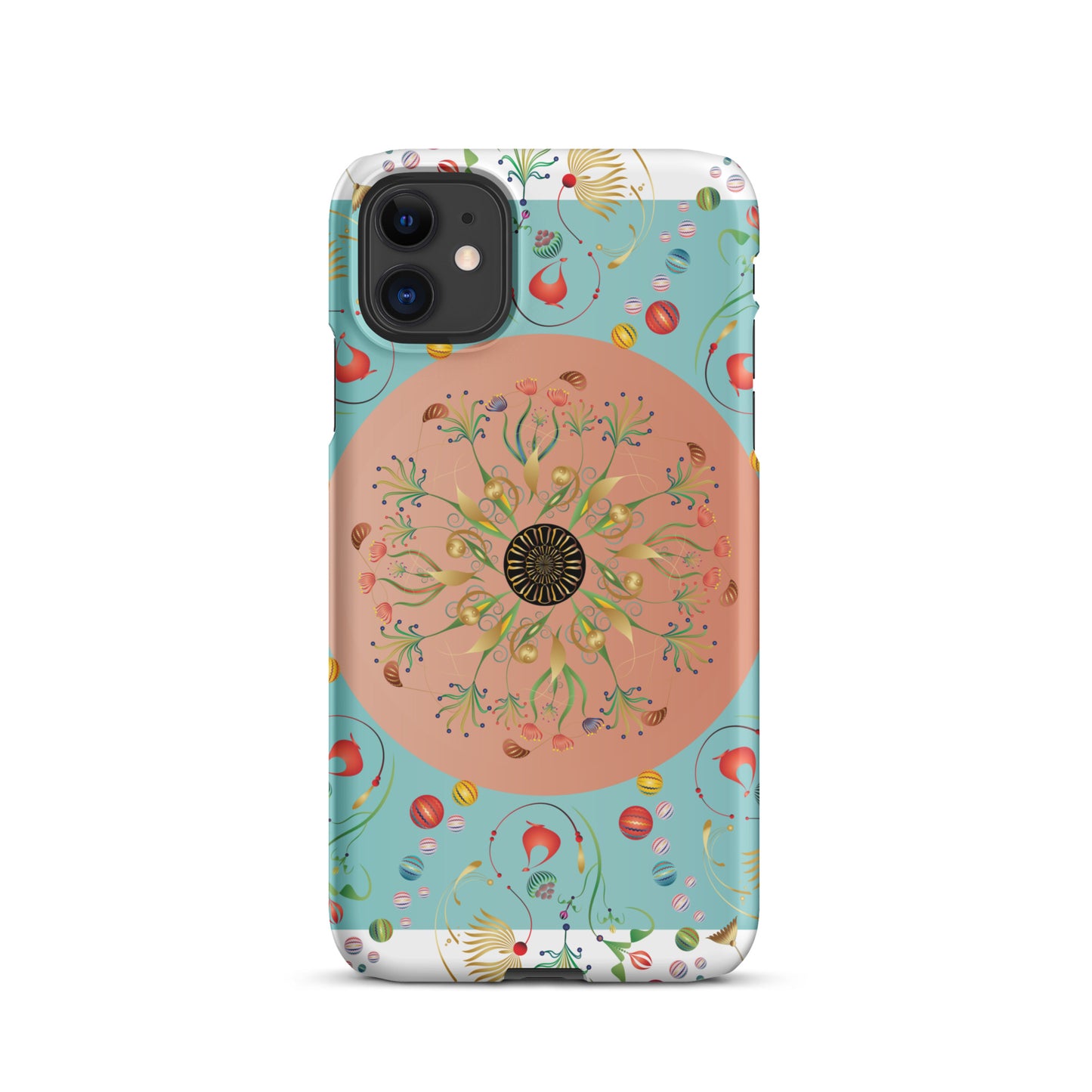 Snap case for iPhone® Kukloso Kuklos Mandala No 4390-A - Free Shipping