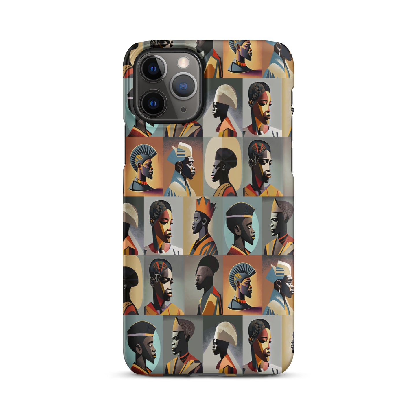 Snap case for iPhone® Kukloso Cubist Faces Collage No 24 - Free Shipping