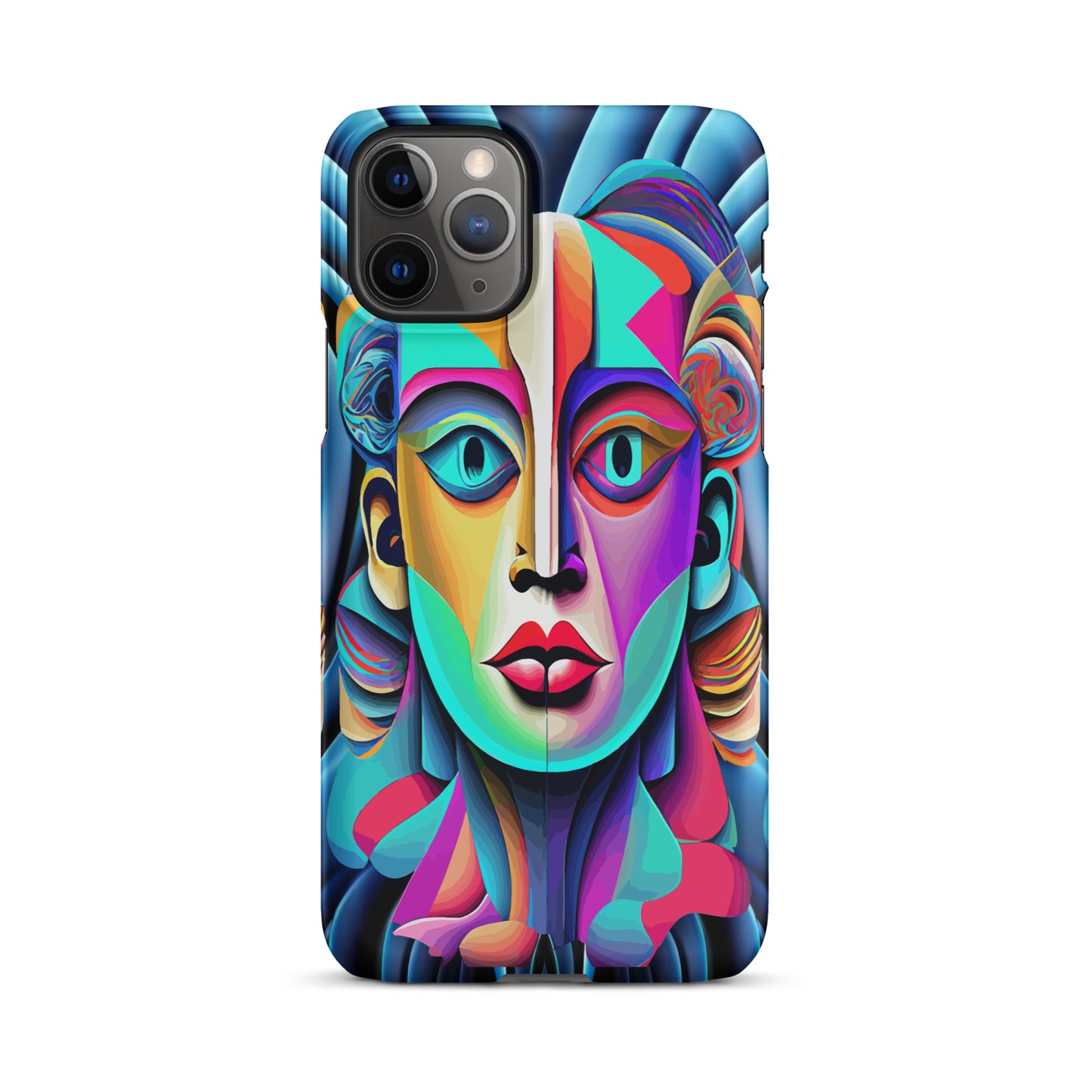 Snap case for iPhone® Kukloso Cubist Faces No 39 - Free Shipping