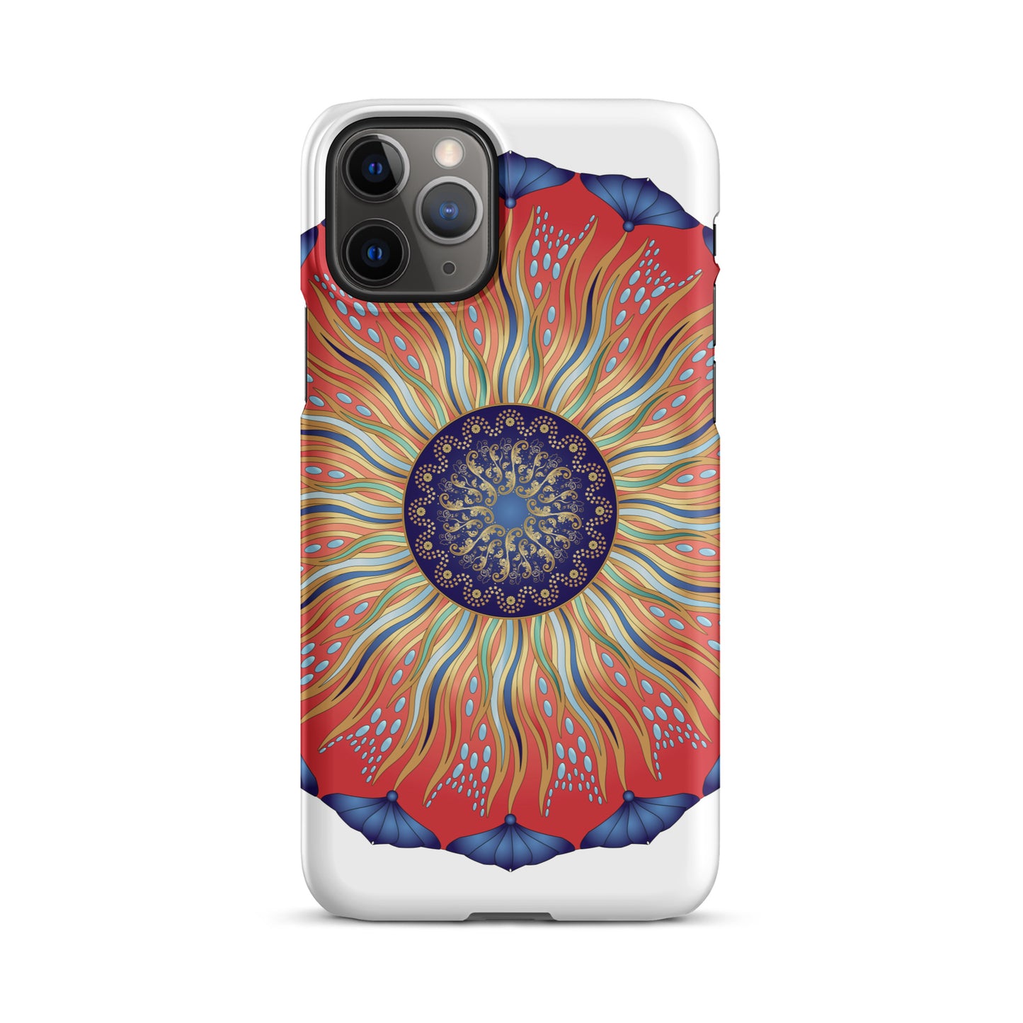 Snap case for iPhone® Kukloso Circularium Mandala No 2627 - Free Shipping