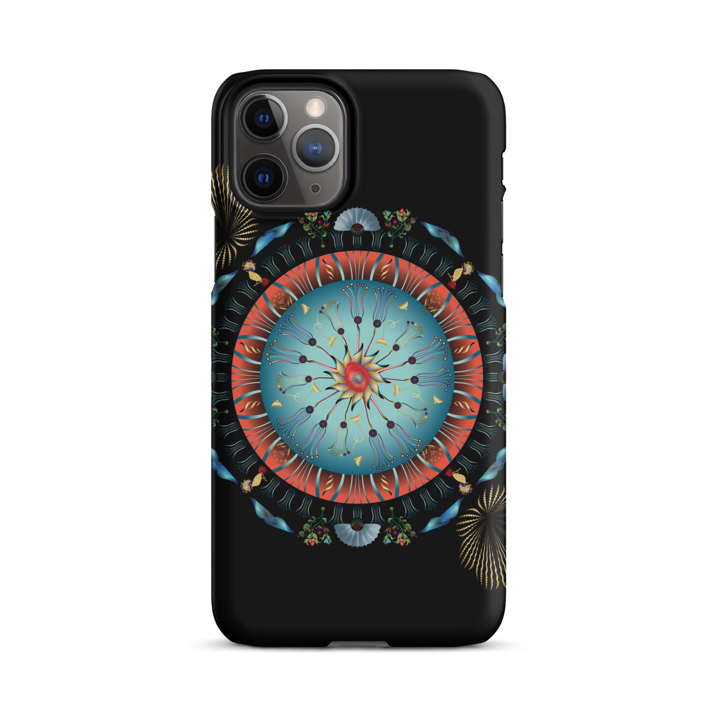 Snap case for iPhone® Kukloso OVC Mandala No 3136 - Free Shipping