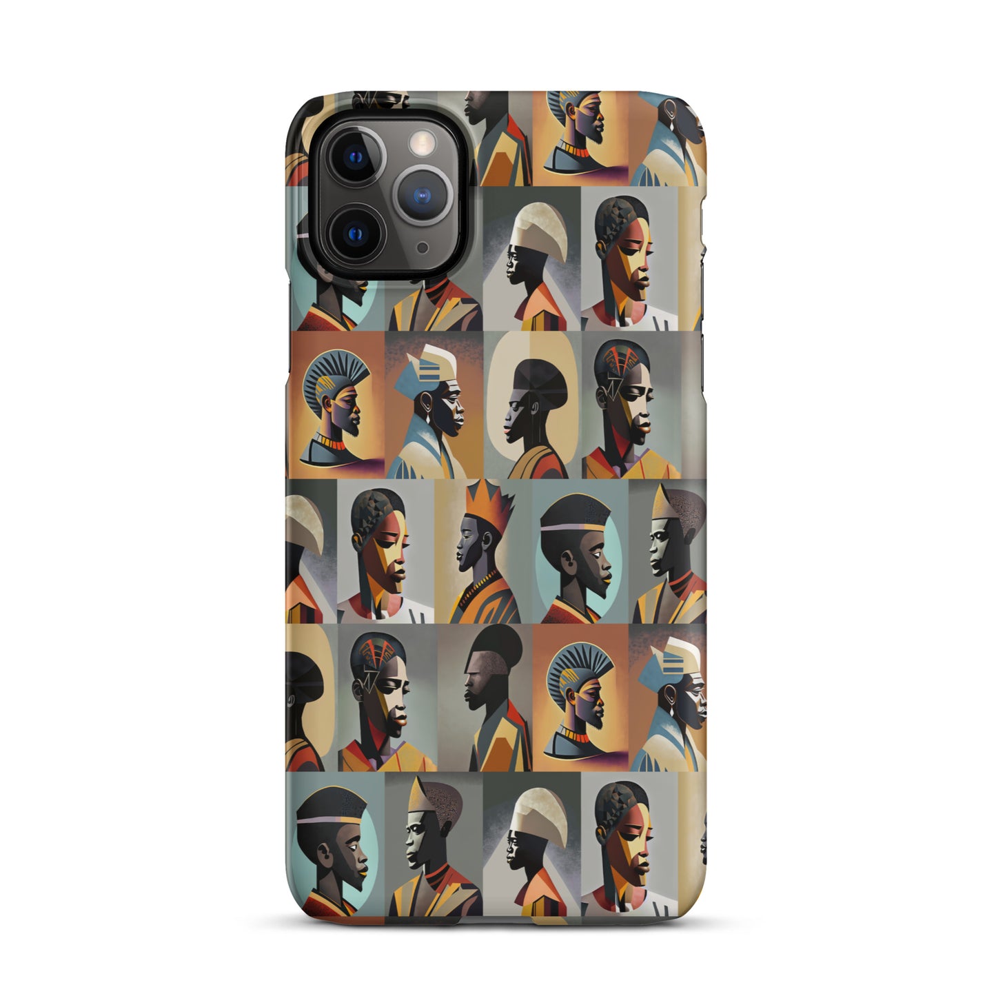 Snap case for iPhone® Kukloso Cubist Faces Collage No 24 - Free Shipping