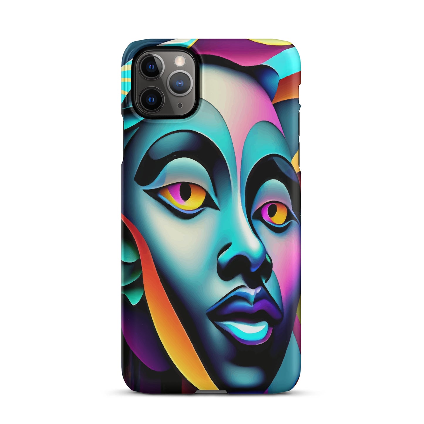 Snap case for iPhone®  Kukloso Cubist Faces No 2 - Free Shipping