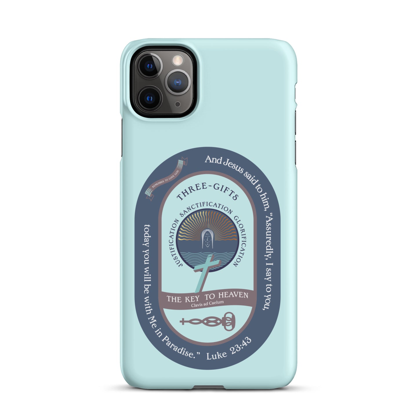 Snap case for iPhone® Kukloso Luke 23:43 - Free Shipping