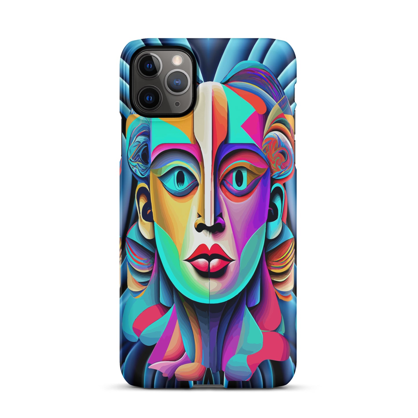 Snap case for iPhone® Kukloso Cubist Faces No 39 - Free Shipping