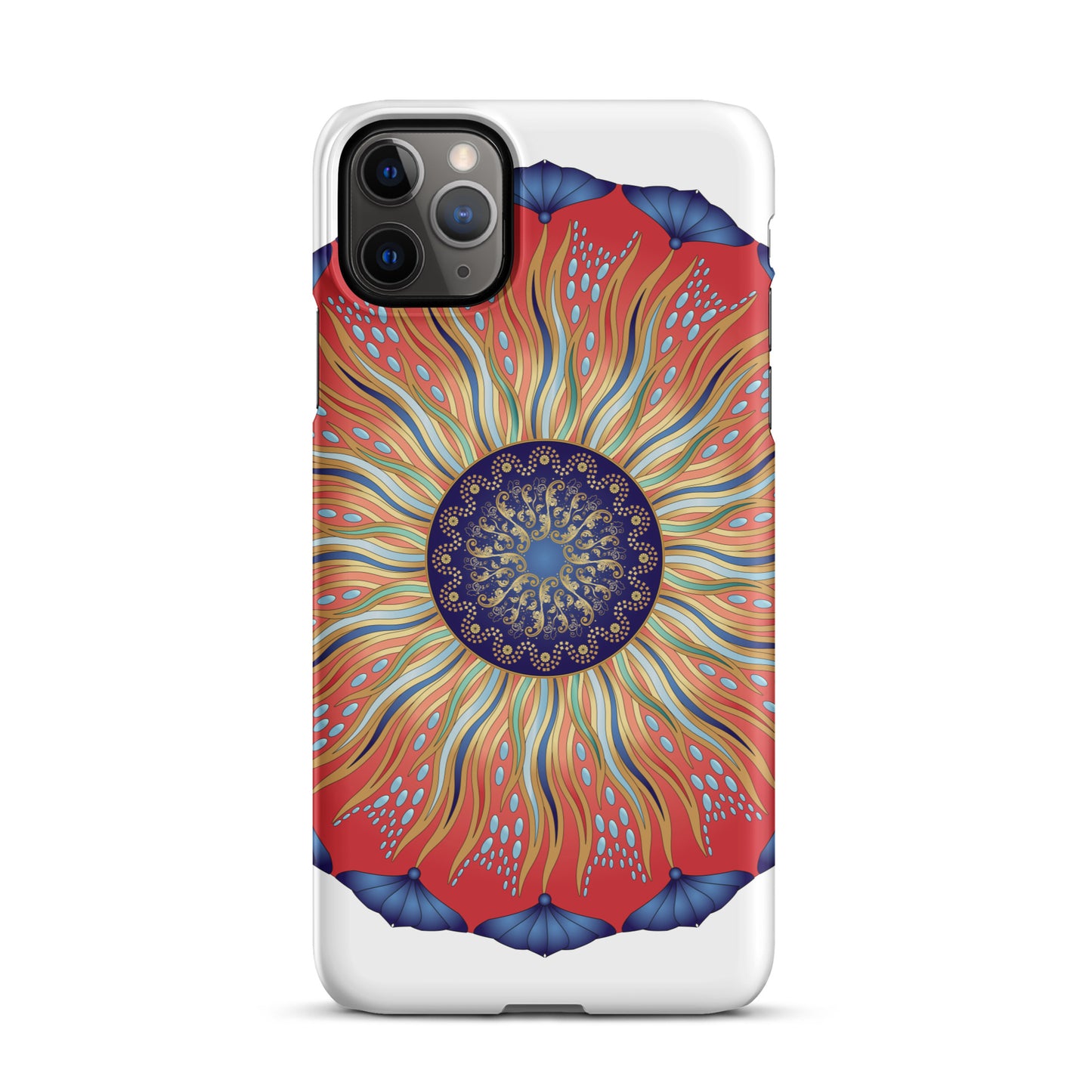 Snap case for iPhone® Kukloso Circularium Mandala No 2627 - Free Shipping