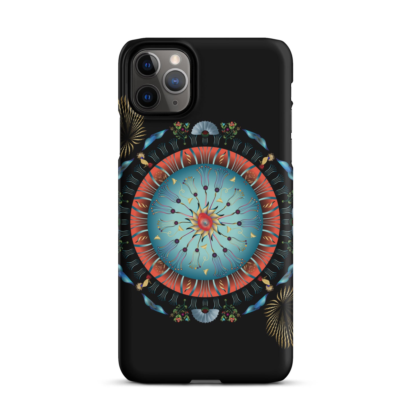 Snap case for iPhone® Kukloso OVC Mandala No 3136 - Free Shipping