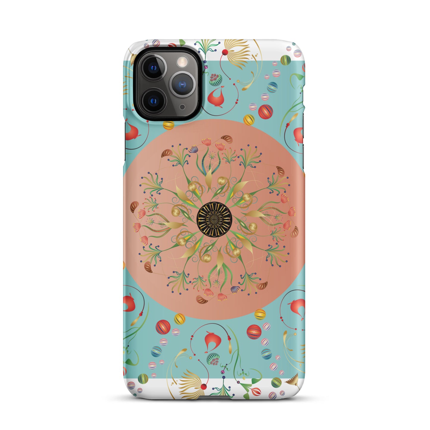 Snap case for iPhone® Kukloso Kuklos Mandala No 4390-A - Free Shipping