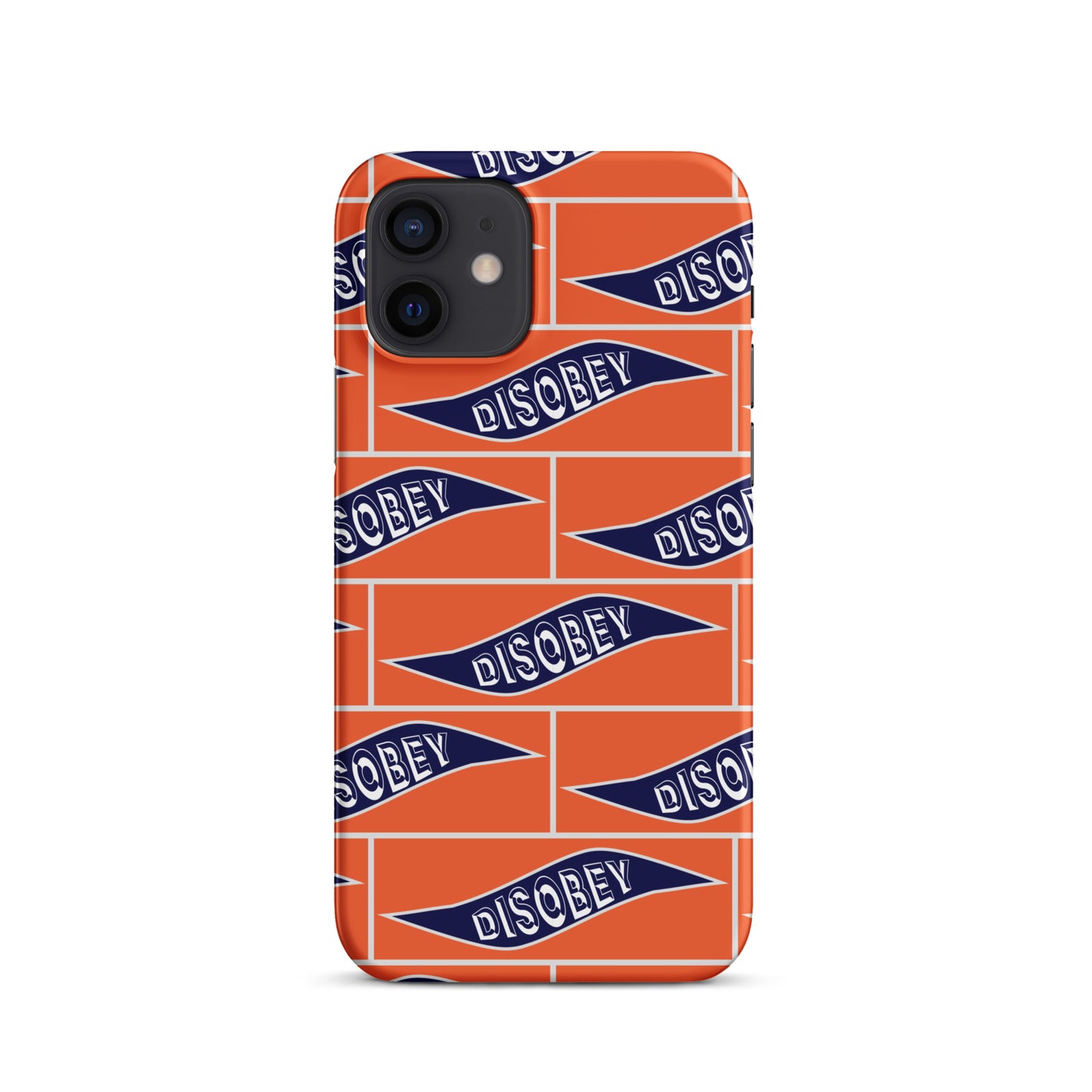 Snap case for iPhone® Kukloso Disobey Orange - Free Shipping