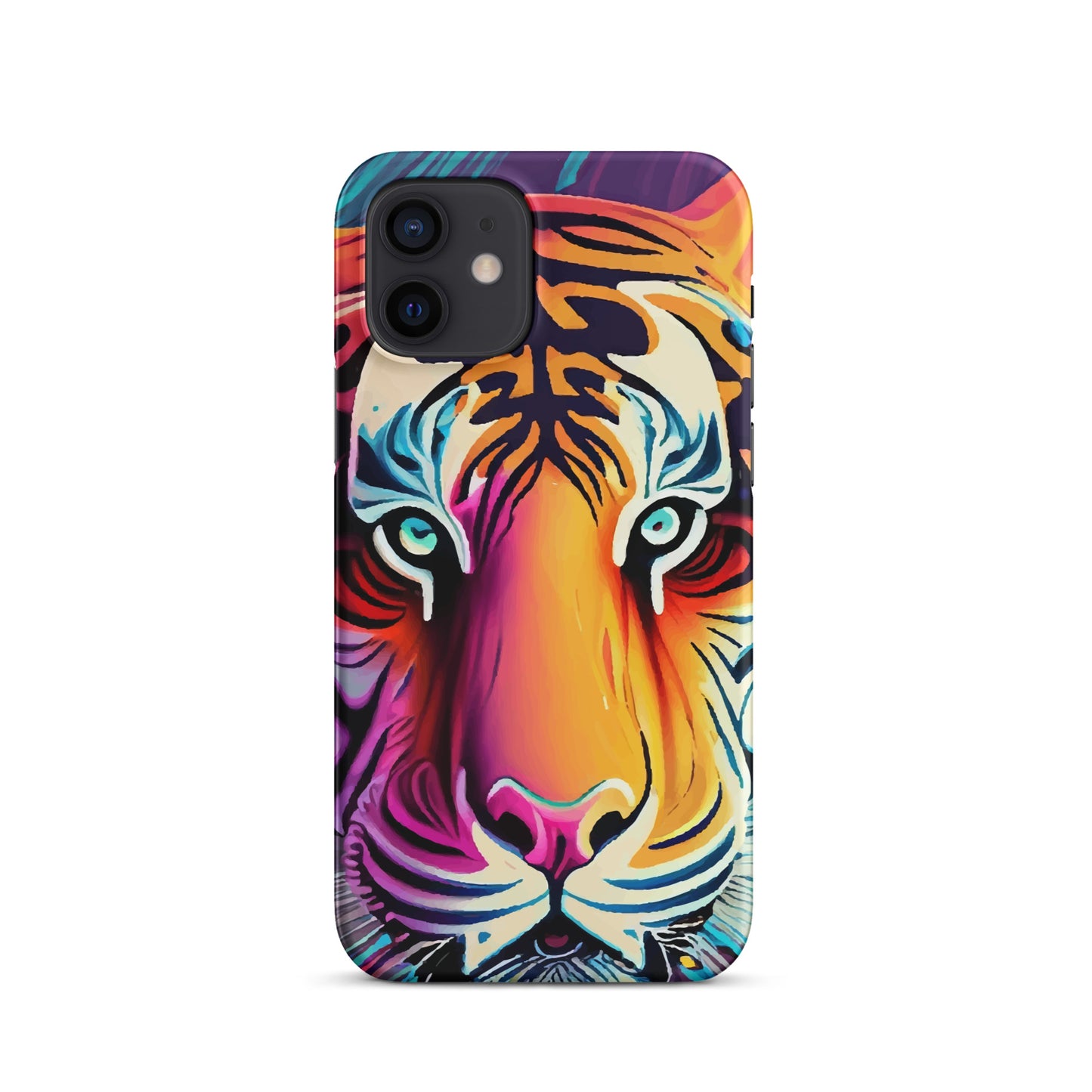 Snap case for iPhone® Kukloso Cubist Faces Mr. Tiger - Free Shipping