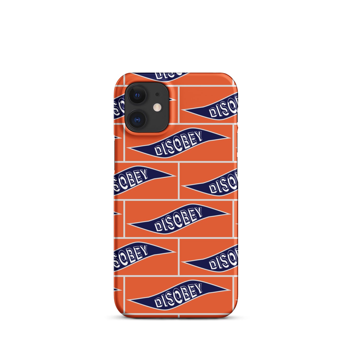 Snap case for iPhone® Kukloso Disobey Orange - Free Shipping