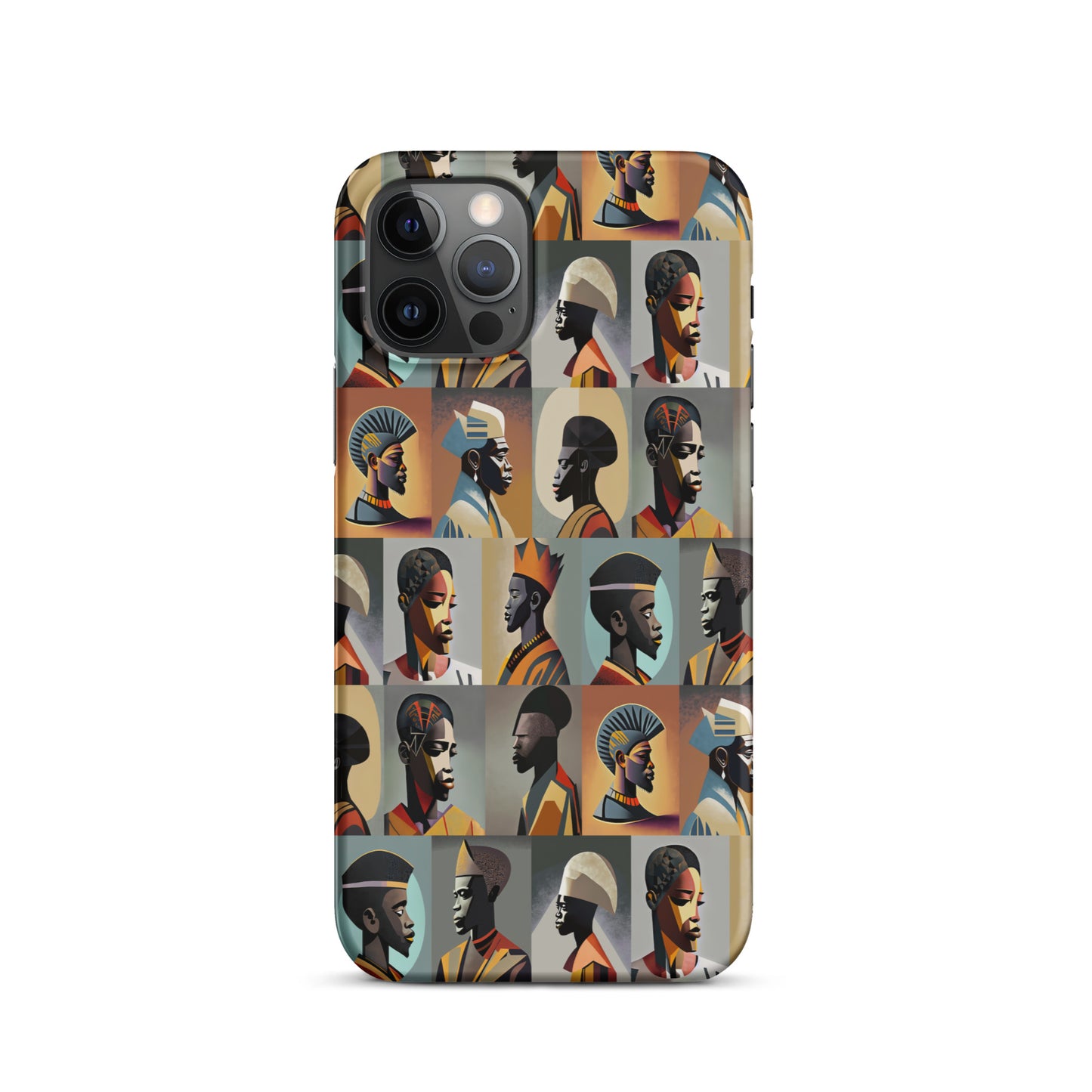 Snap case for iPhone® Kukloso Cubist Faces Collage No 24 - Free Shipping