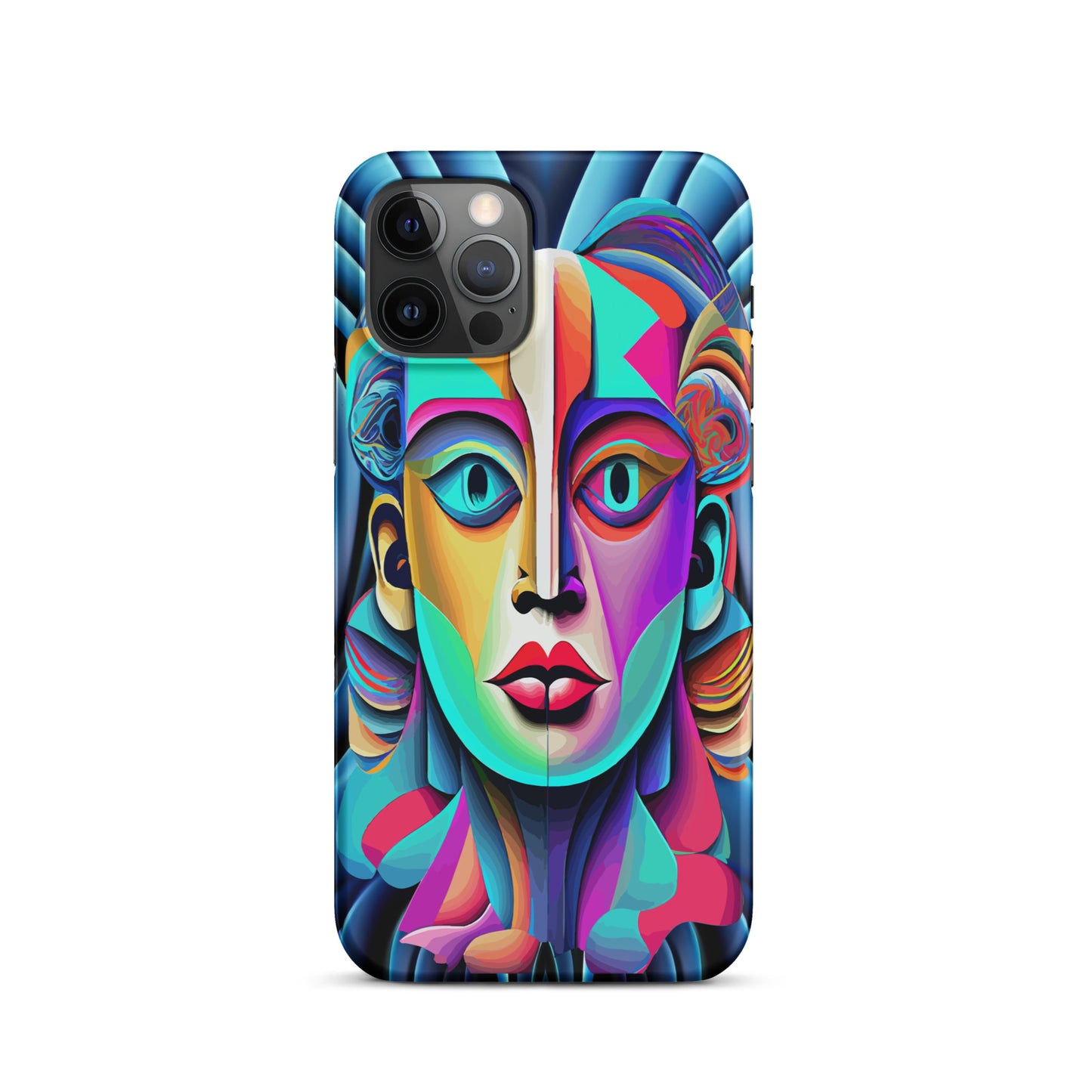 Snap case for iPhone® Kukloso Cubist Faces No 39 - Free Shipping