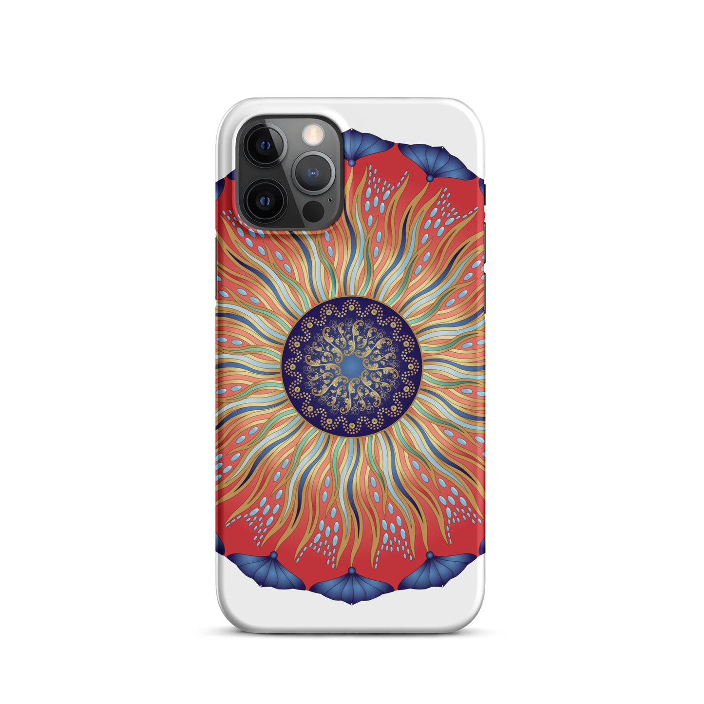 Snap case for iPhone® Kukloso Circularium Mandala No 2627 - Free Shipping