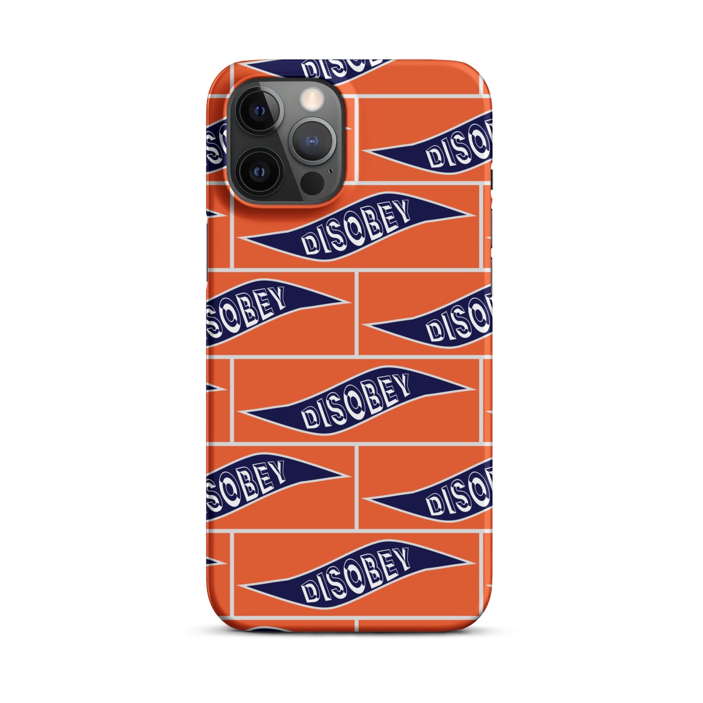 Snap case for iPhone® Kukloso Disobey Orange - Free Shipping