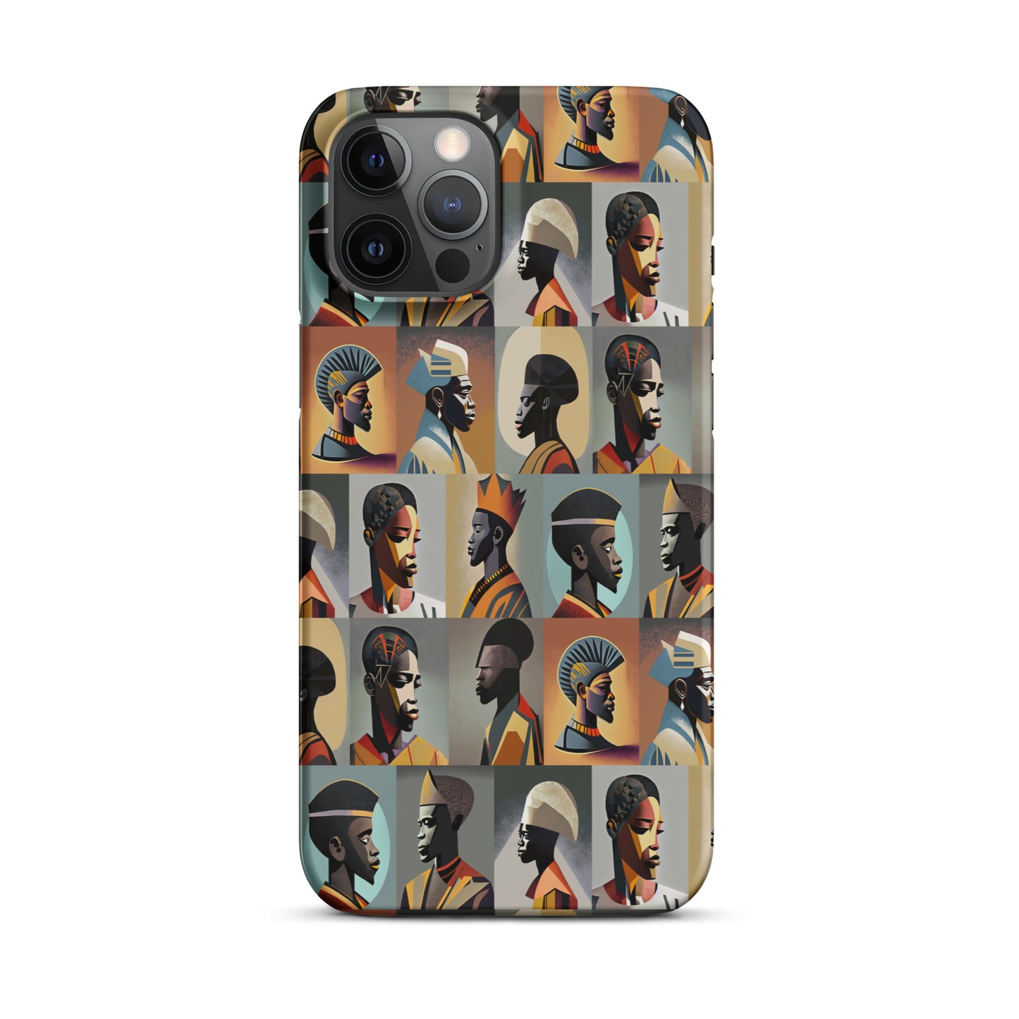 Snap case for iPhone® Kukloso Cubist Faces Collage No 24 - Free Shipping