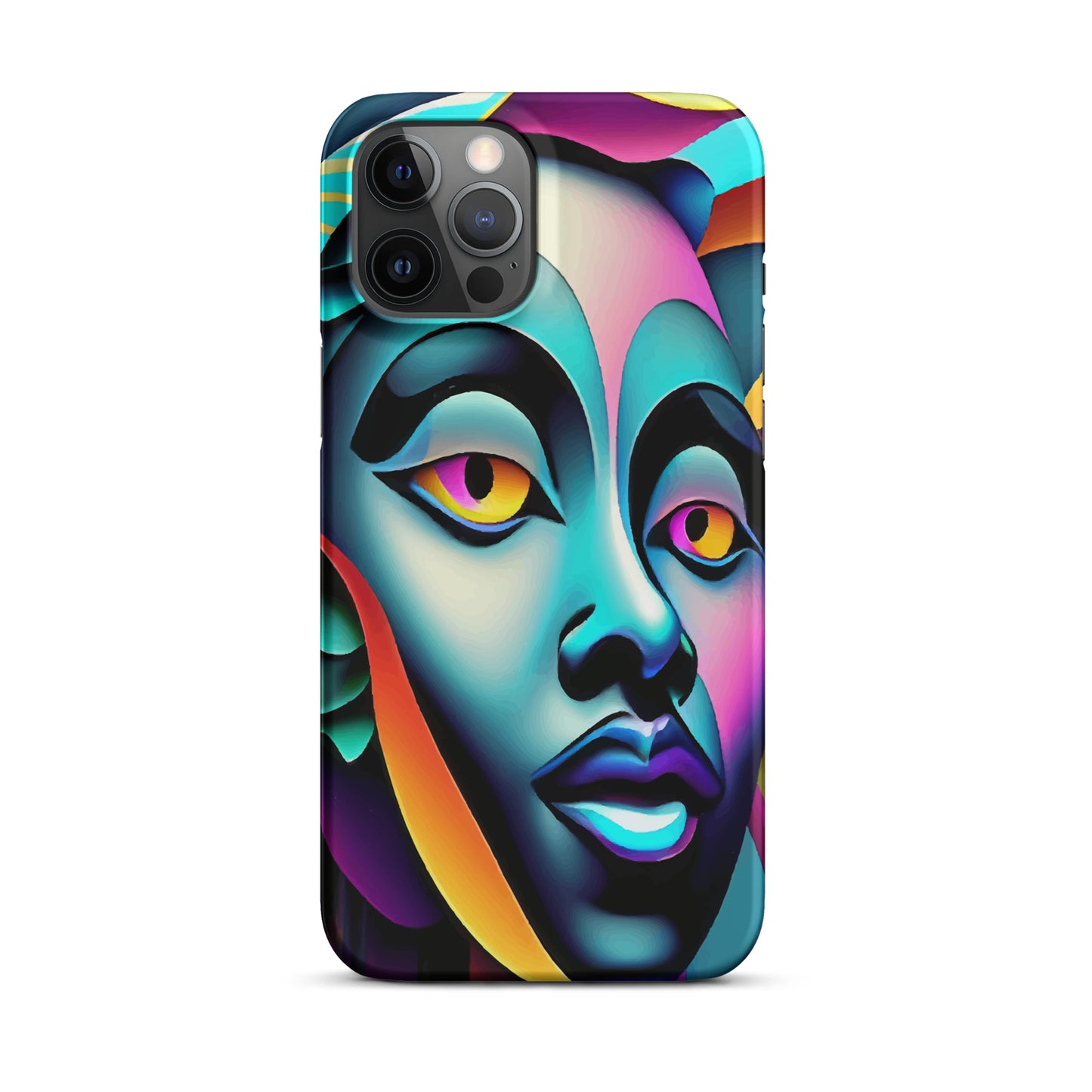 Snap case for iPhone®  Kukloso Cubist Faces No 2 - Free Shipping