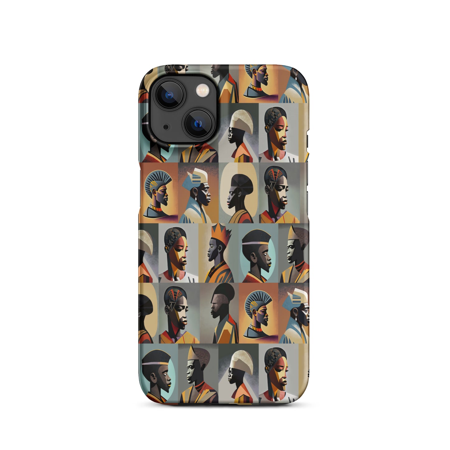 Snap case for iPhone® Kukloso Cubist Faces Collage No 24 - Free Shipping