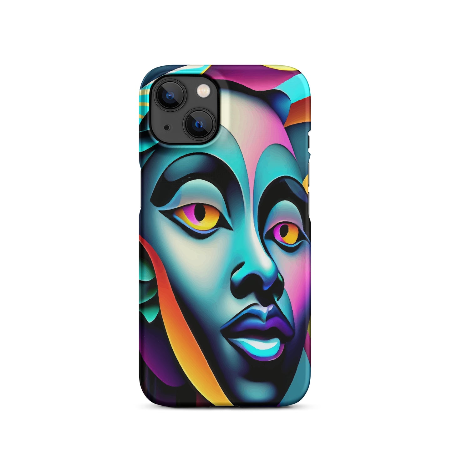 Snap case for iPhone®  Kukloso Cubist Faces No 2 - Free Shipping