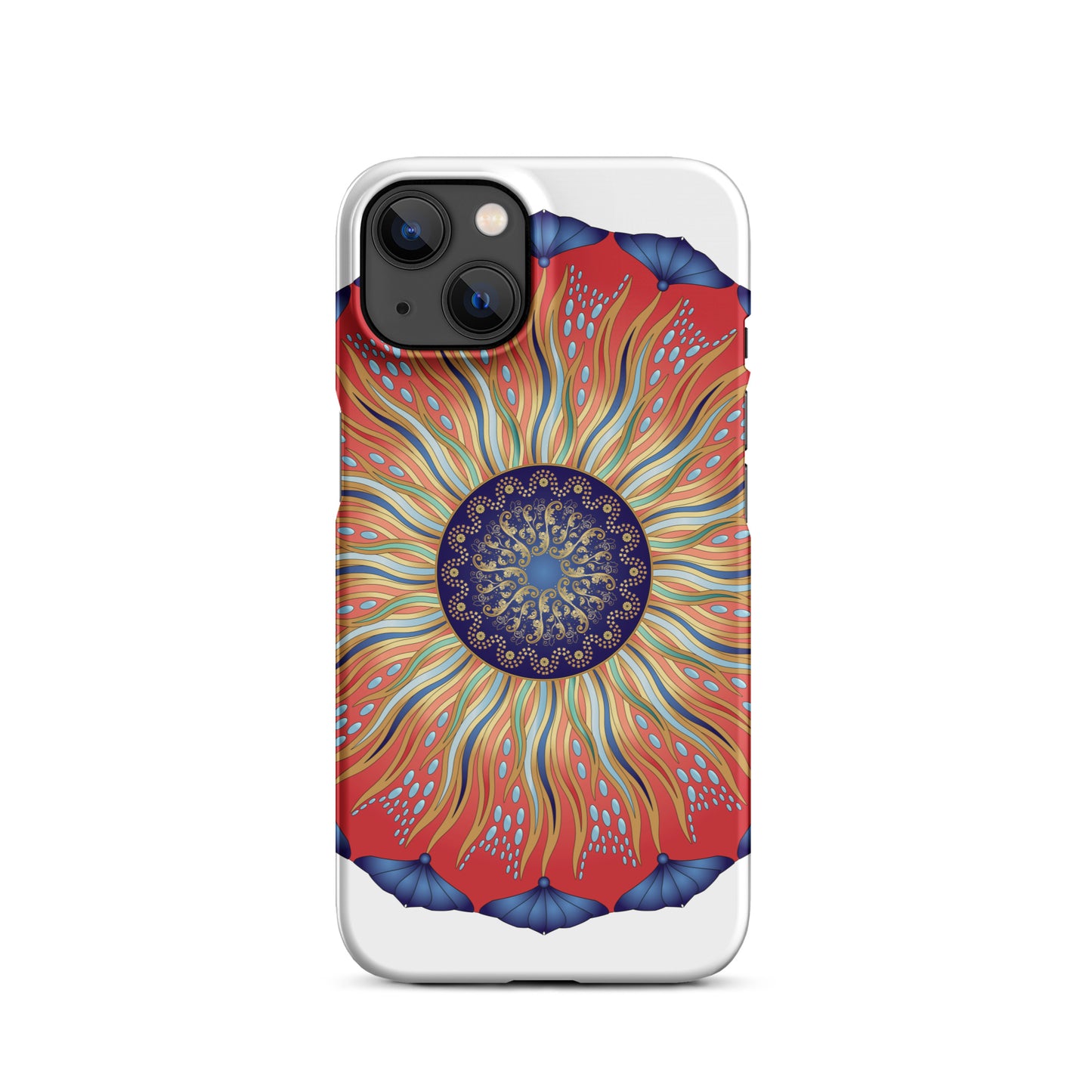 Snap case for iPhone® Kukloso Circularium Mandala No 2627 - Free Shipping