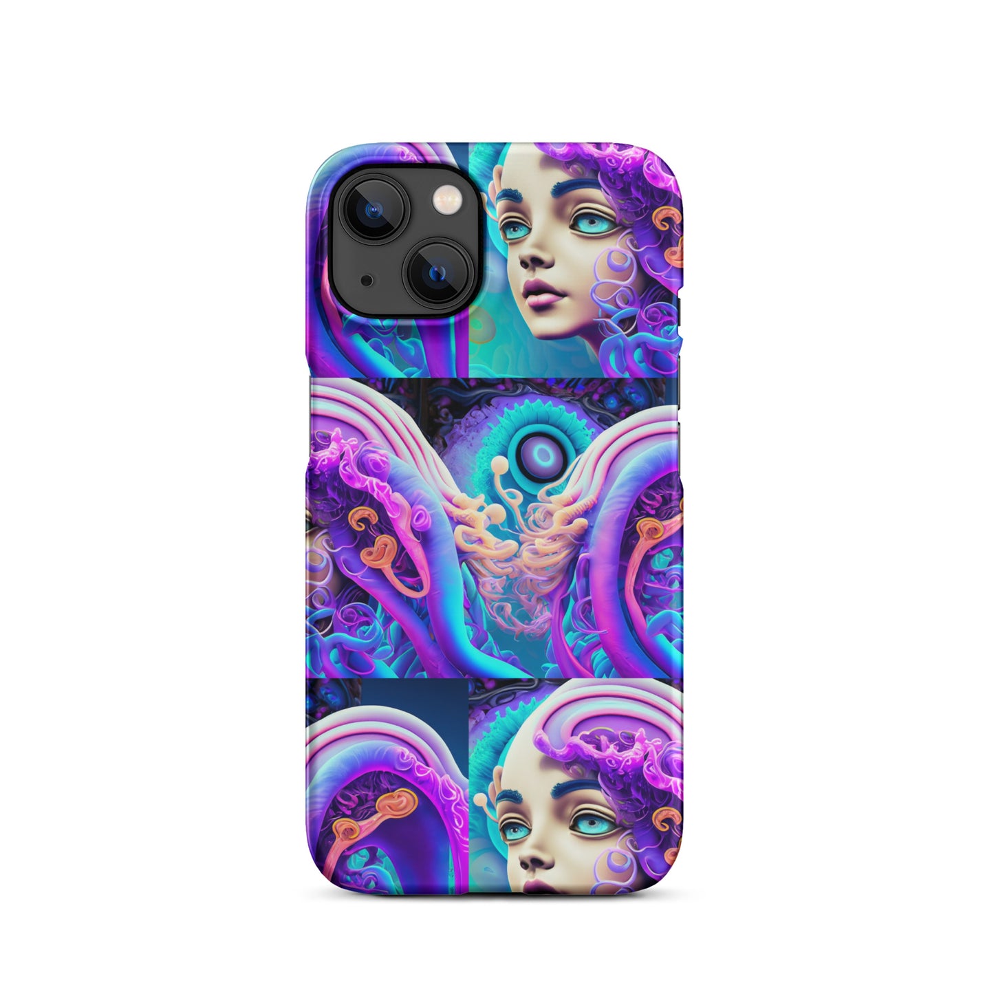 Snap case for iPhone® Kukloso Space Faces No 1 - Free Shipping