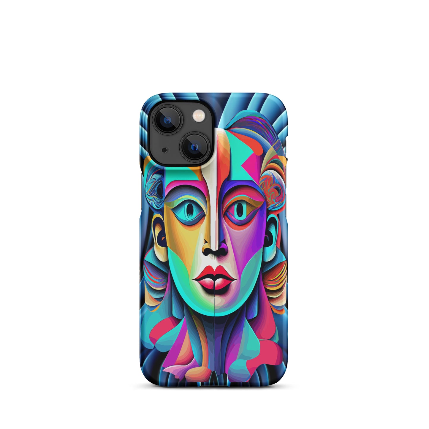 Snap case for iPhone® Kukloso Cubist Faces No 39 - Free Shipping