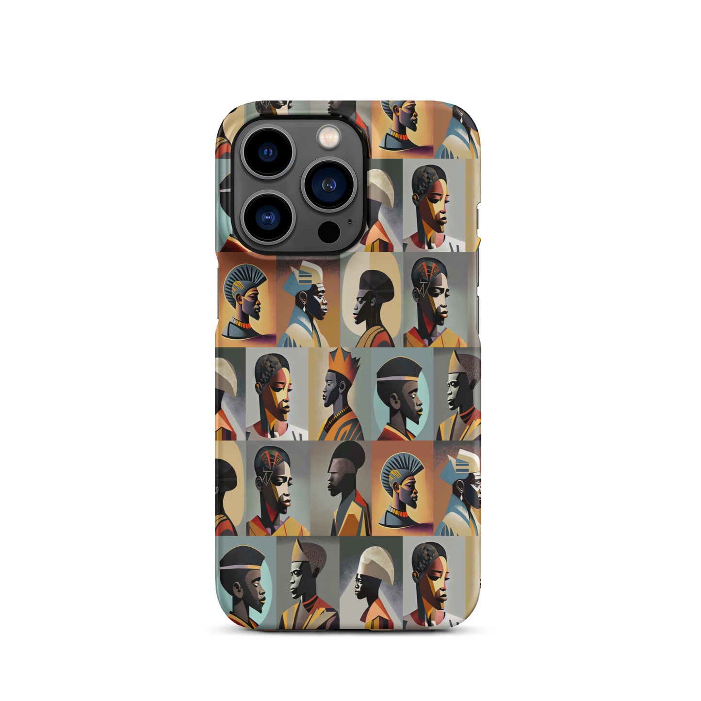 Snap case for iPhone® Kukloso Cubist Faces Collage No 24 - Free Shipping