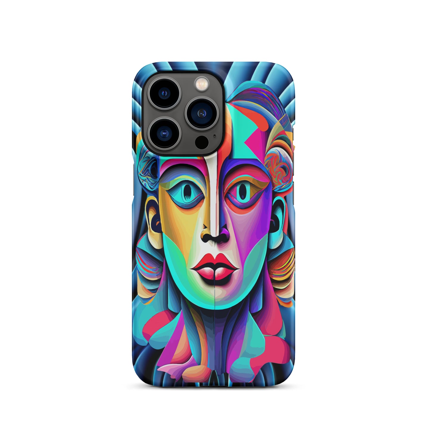 Snap case for iPhone® Kukloso Cubist Faces No 39 - Free Shipping