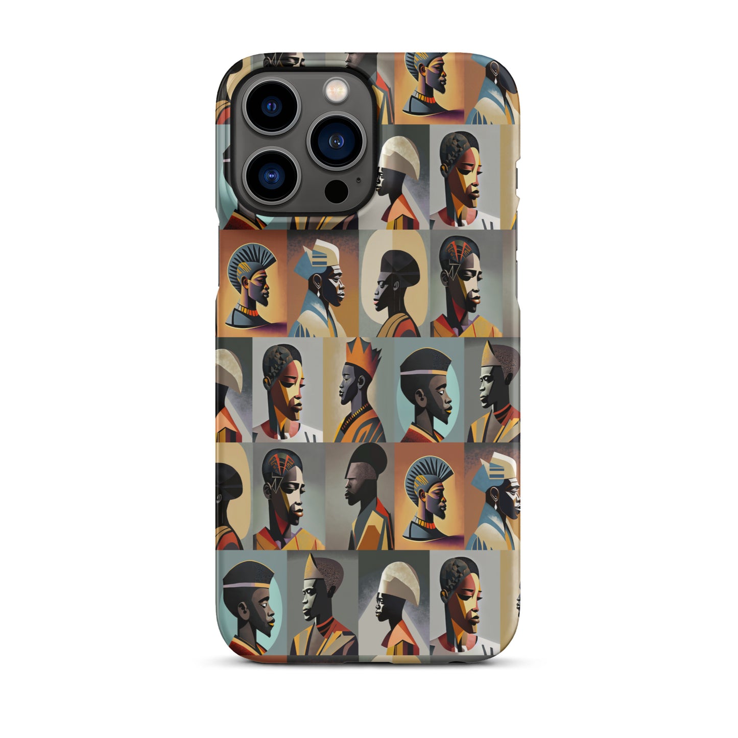 Snap case for iPhone® Kukloso Cubist Faces Collage No 24 - Free Shipping