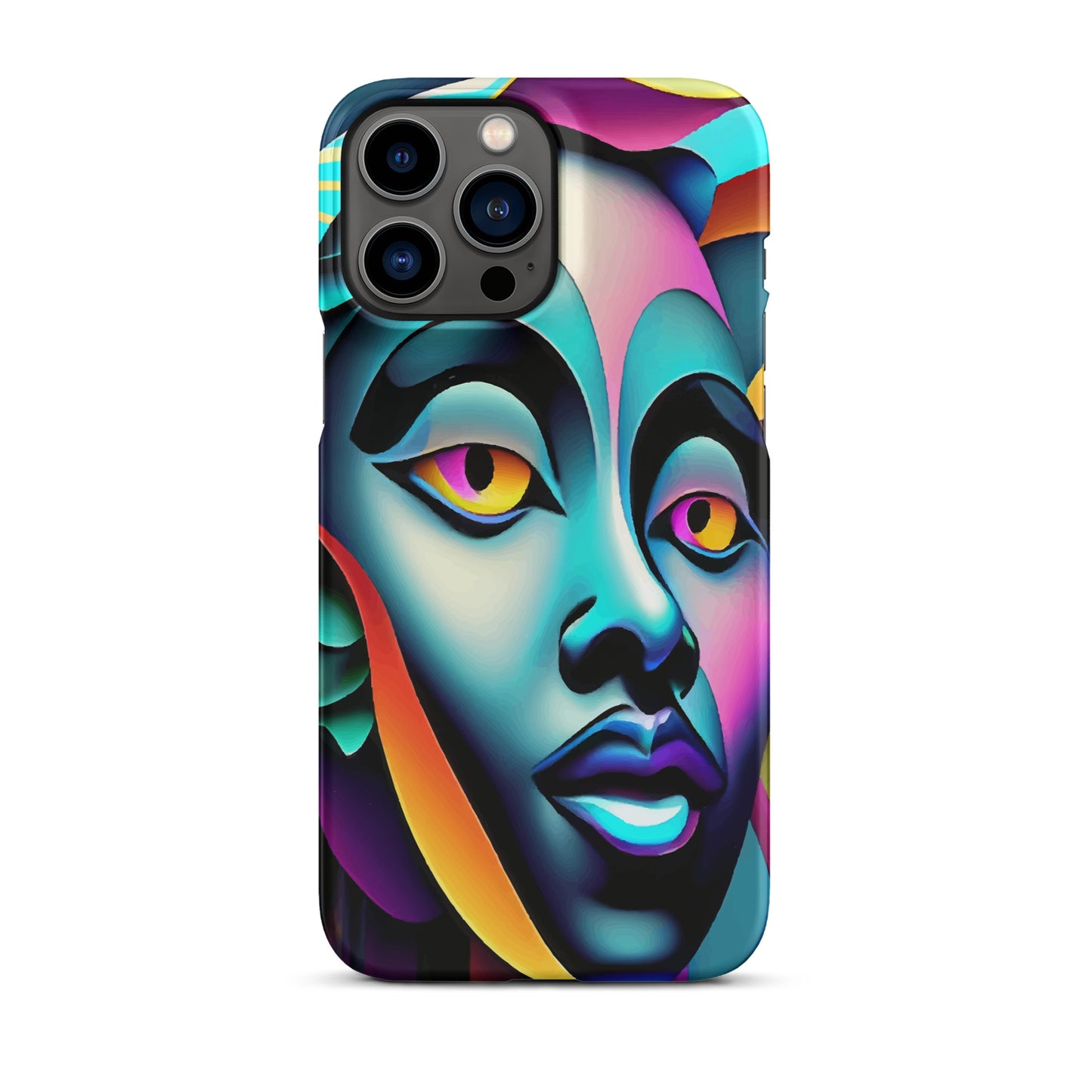 Snap case for iPhone®  Kukloso Cubist Faces No 2 - Free Shipping