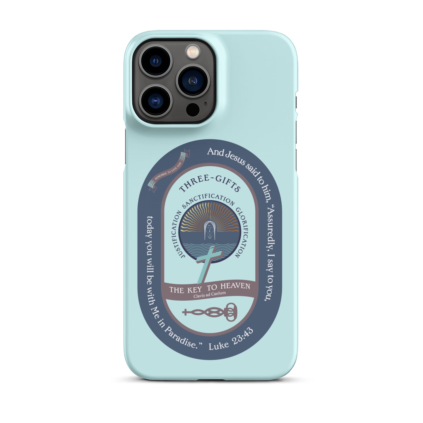 Snap case for iPhone® Kukloso Luke 23:43 - Free Shipping