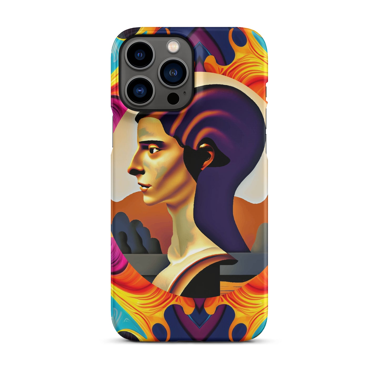 Snap case for iPhone® Kukloso Cubist Faces No 36 - Free Shipping