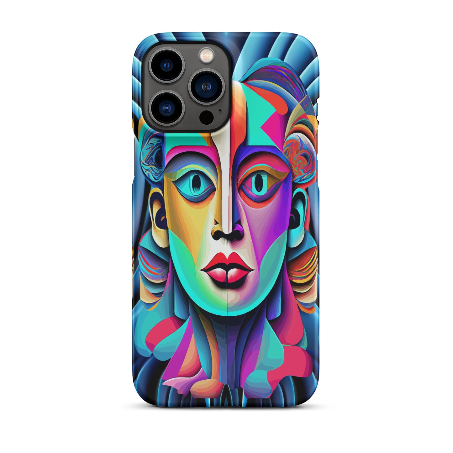 Snap case for iPhone® Kukloso Cubist Faces No 39 - Free Shipping