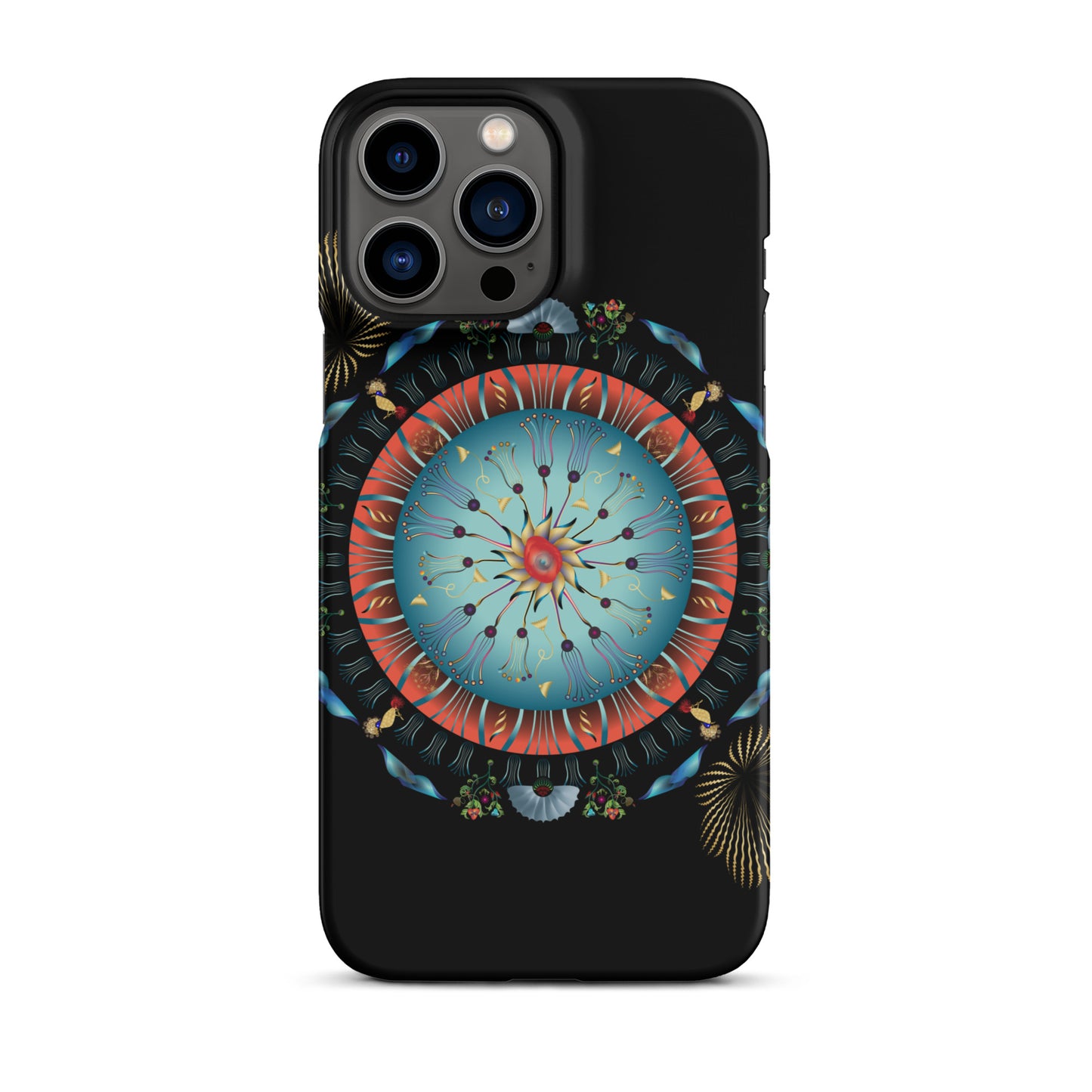 Snap case for iPhone® Kukloso OVC Mandala No 3136 - Free Shipping