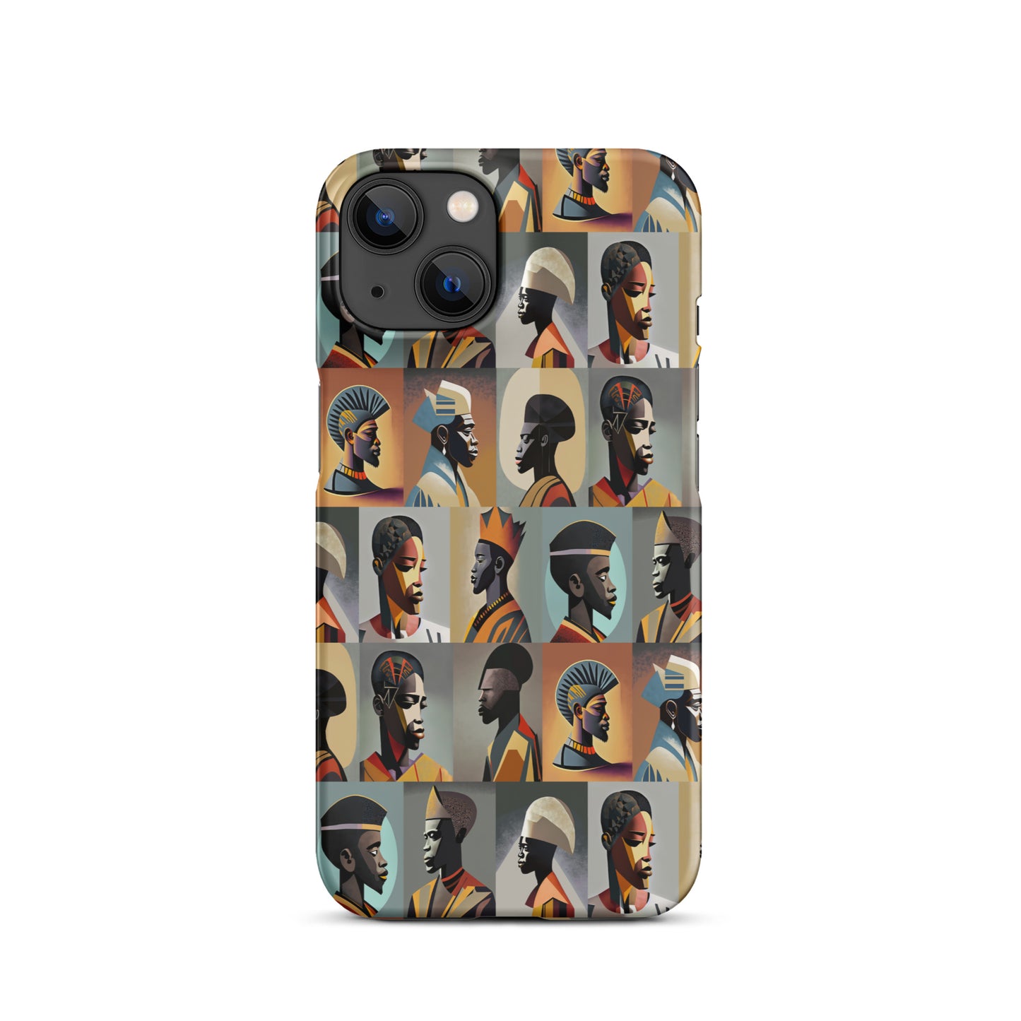 Snap case for iPhone® Kukloso Cubist Faces Collage No 24 - Free Shipping