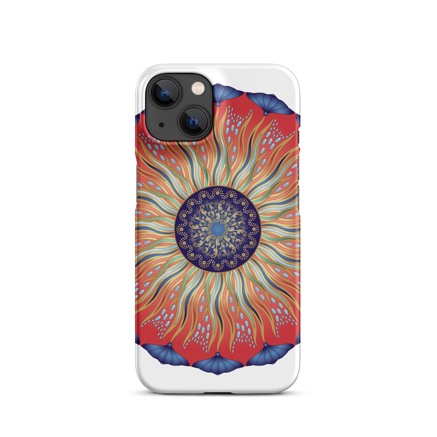 Snap case for iPhone® Kukloso Circularium Mandala No 2627 - Free Shipping