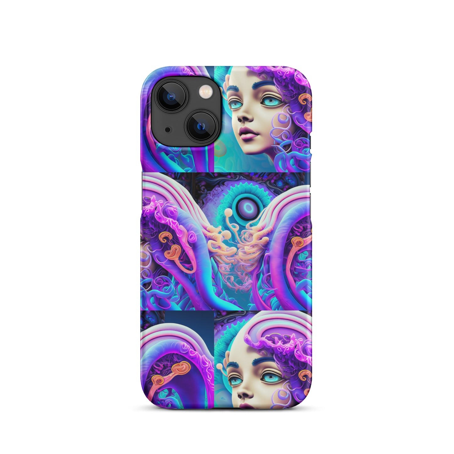 Snap case for iPhone® Kukloso Space Faces No 1 - Free Shipping