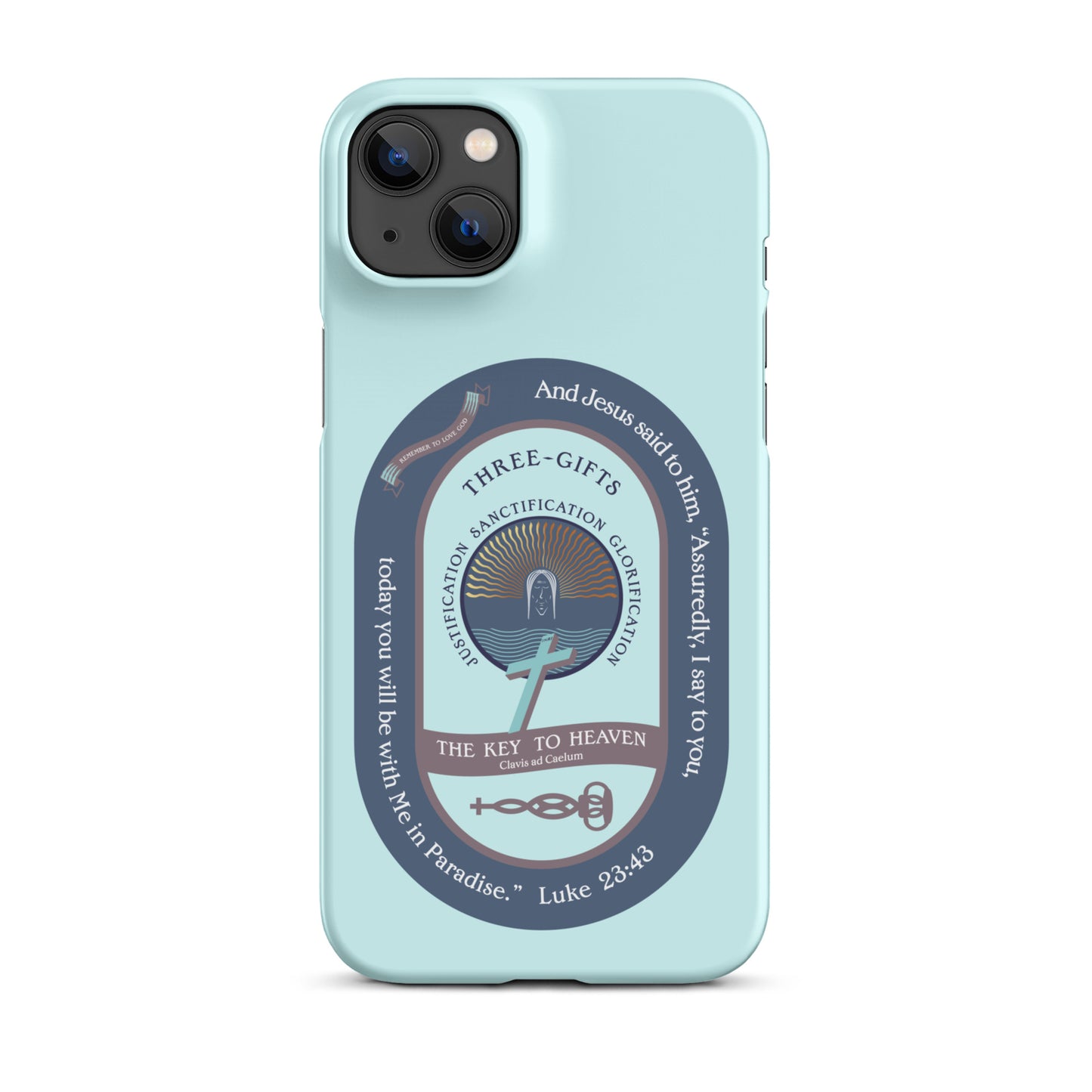 Snap case for iPhone® Kukloso Luke 23:43 - Free Shipping