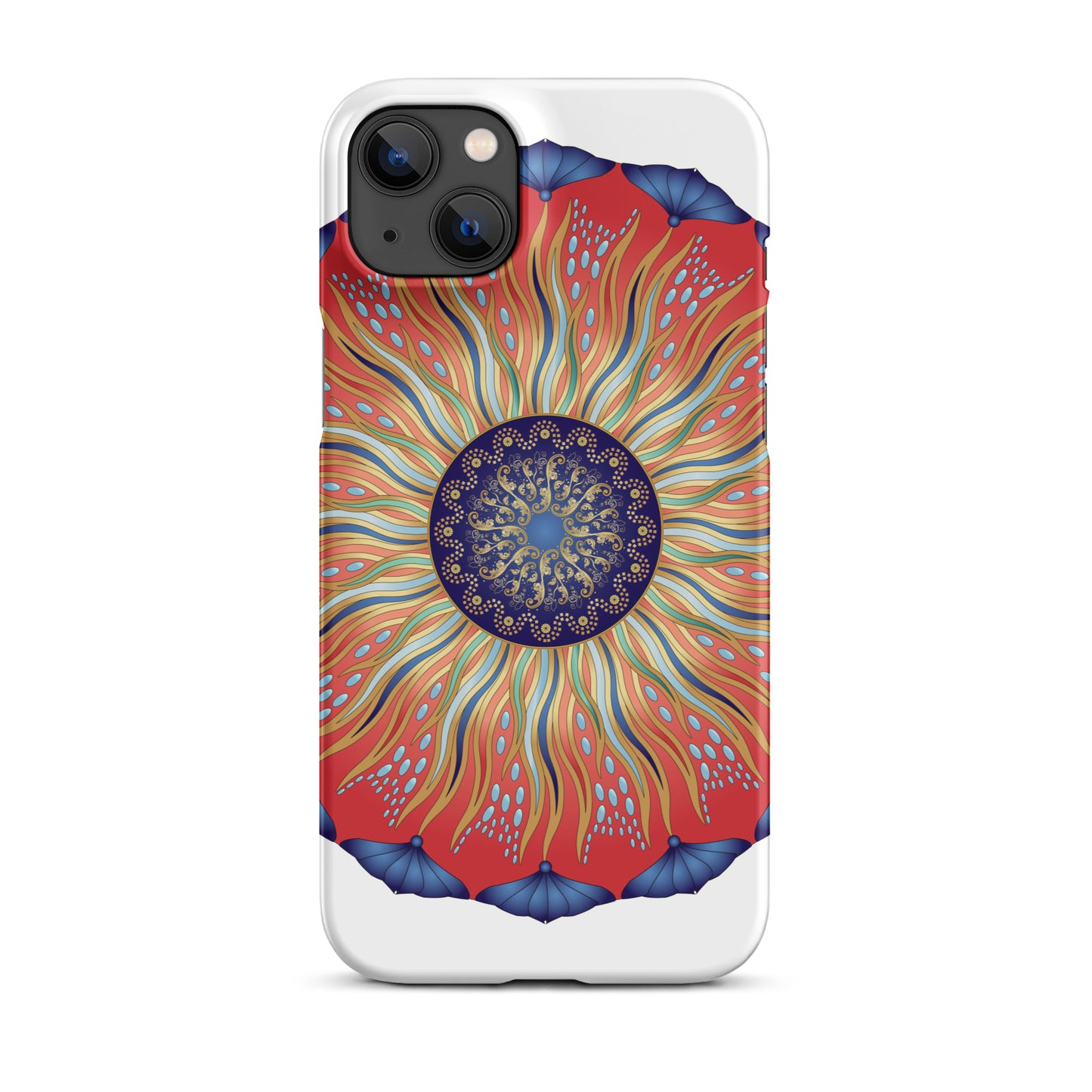 Snap case for iPhone® Kukloso Circularium Mandala No 2627 - Free Shipping