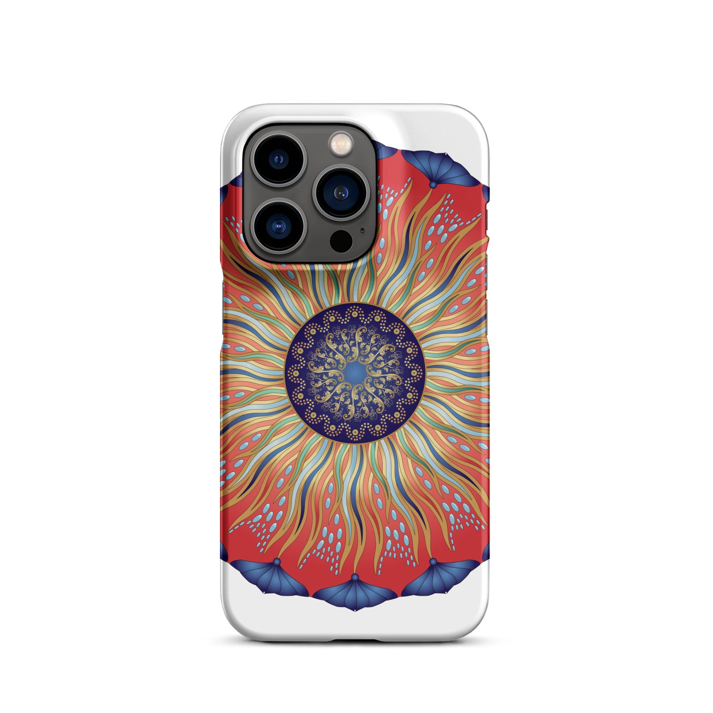 Snap case for iPhone® Kukloso Circularium Mandala No 2627 - Free Shipping