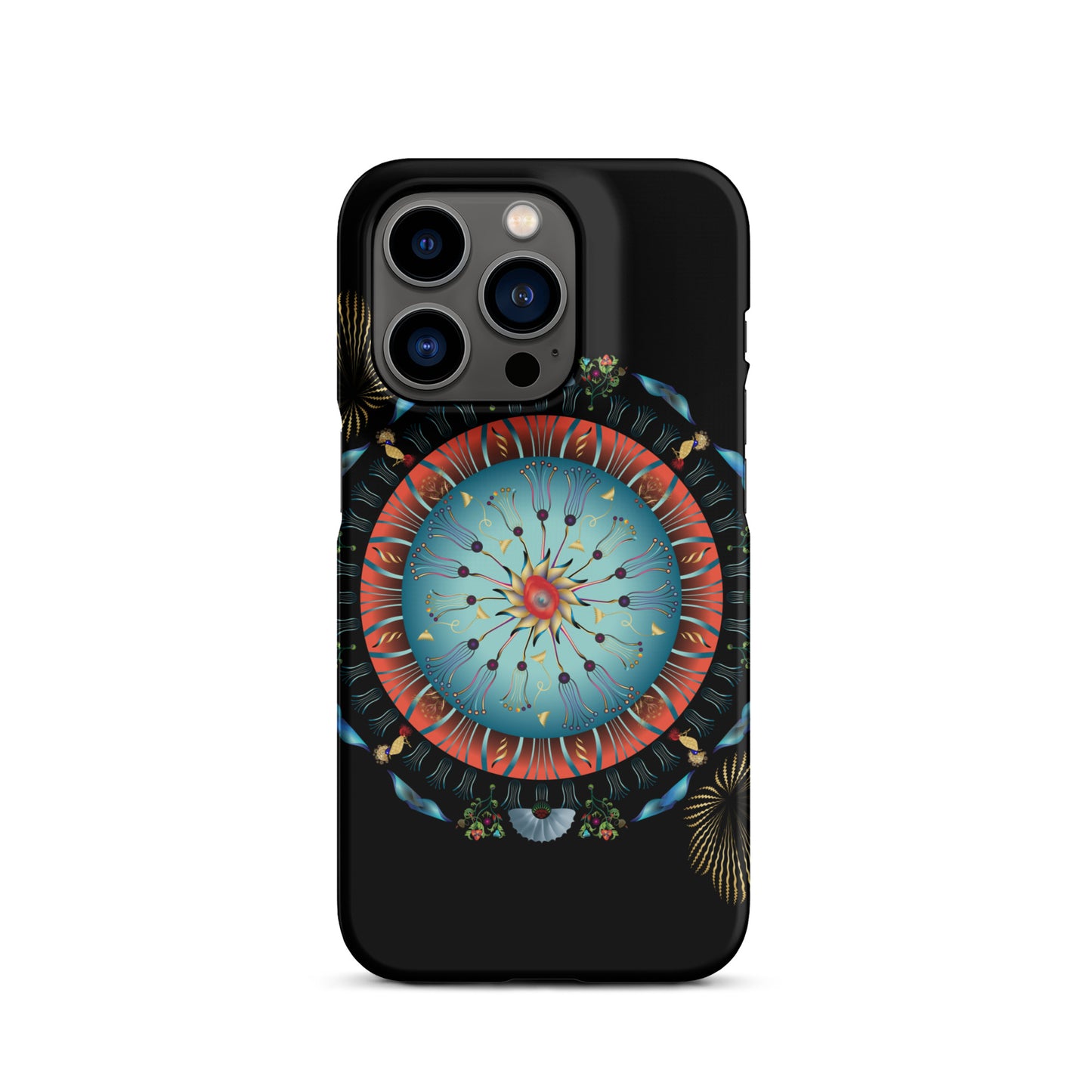 Snap case for iPhone® Kukloso OVC Mandala No 3136 - Free Shipping