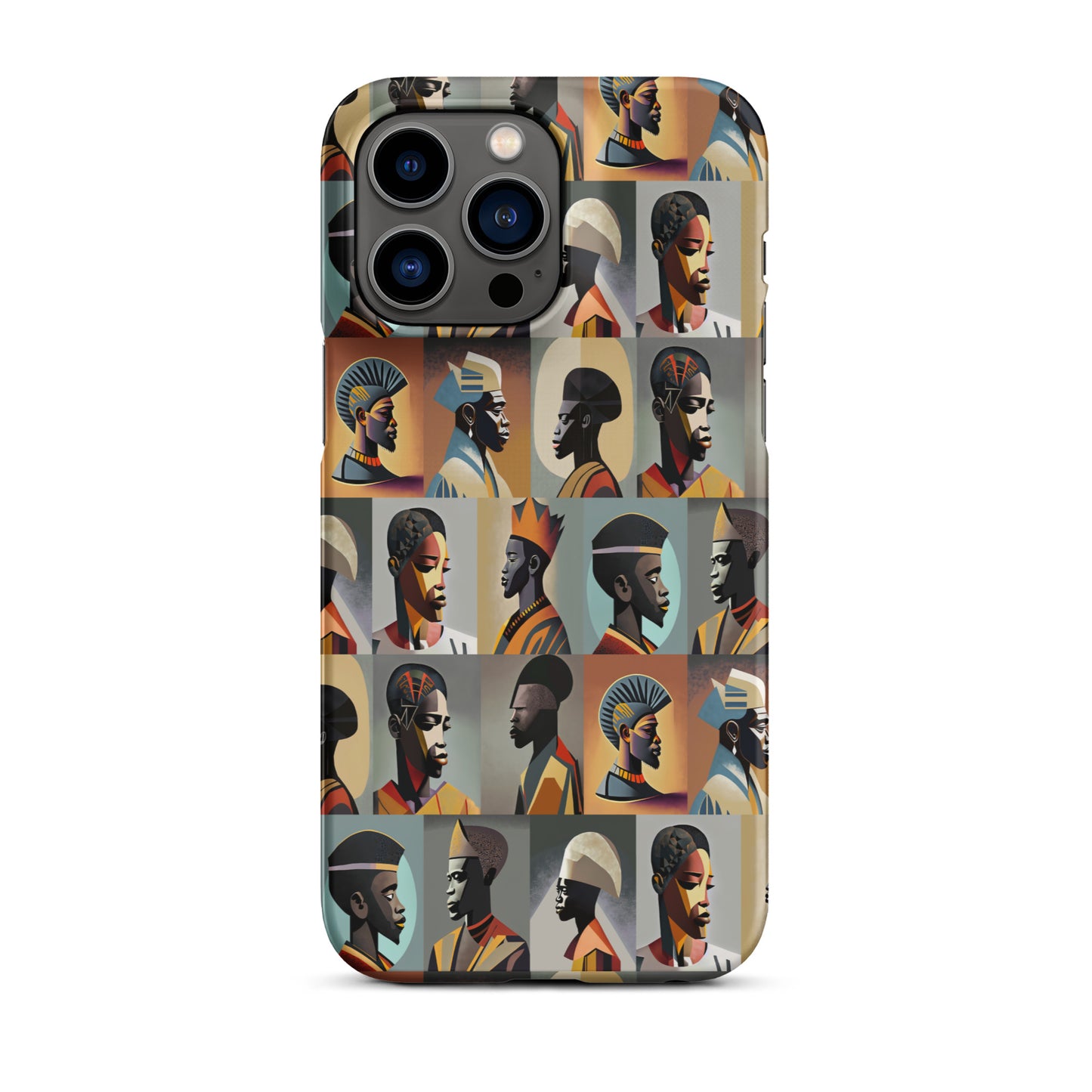 Snap case for iPhone® Kukloso Cubist Faces Collage No 24 - Free Shipping