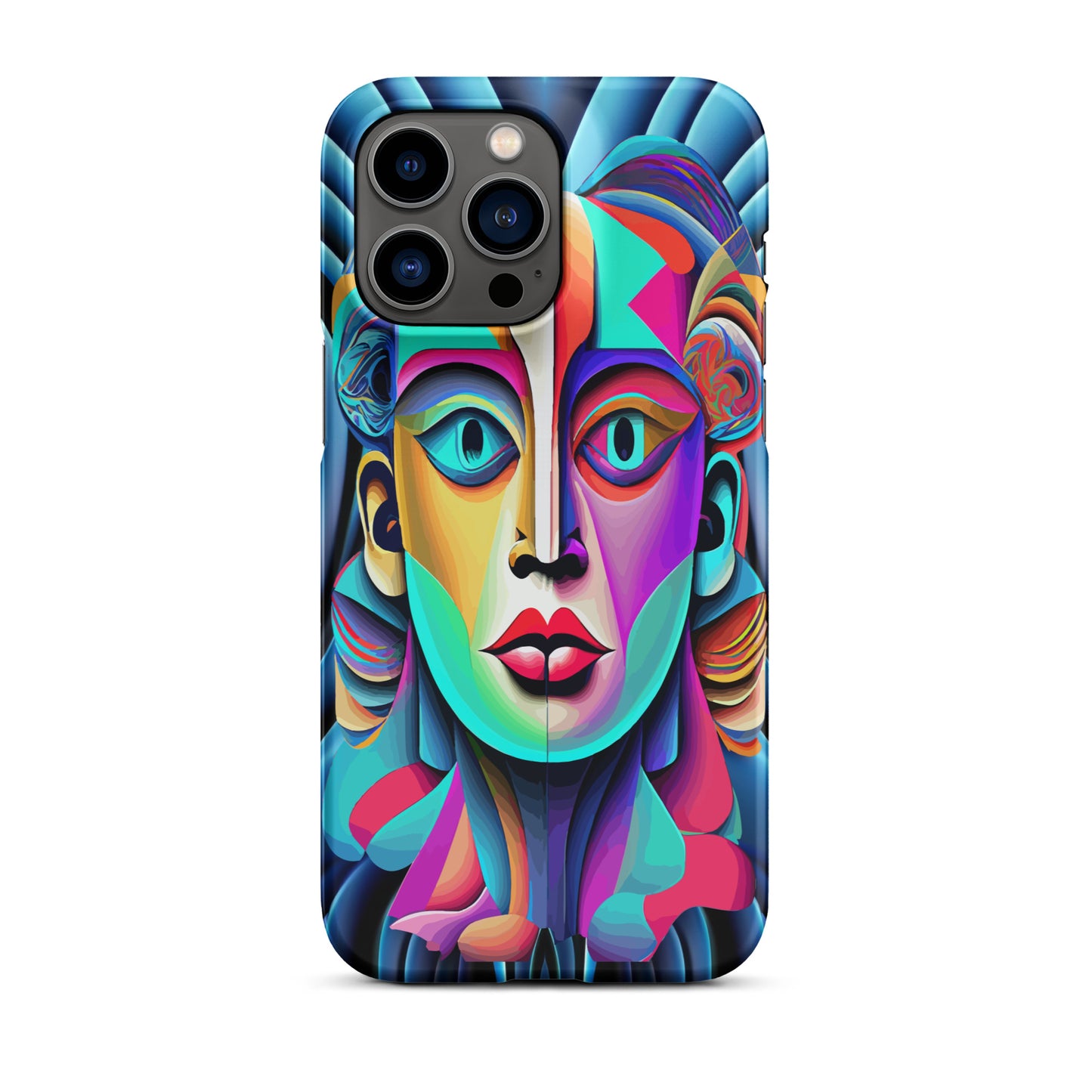 Snap case for iPhone® Kukloso Cubist Faces No 39 - Free Shipping