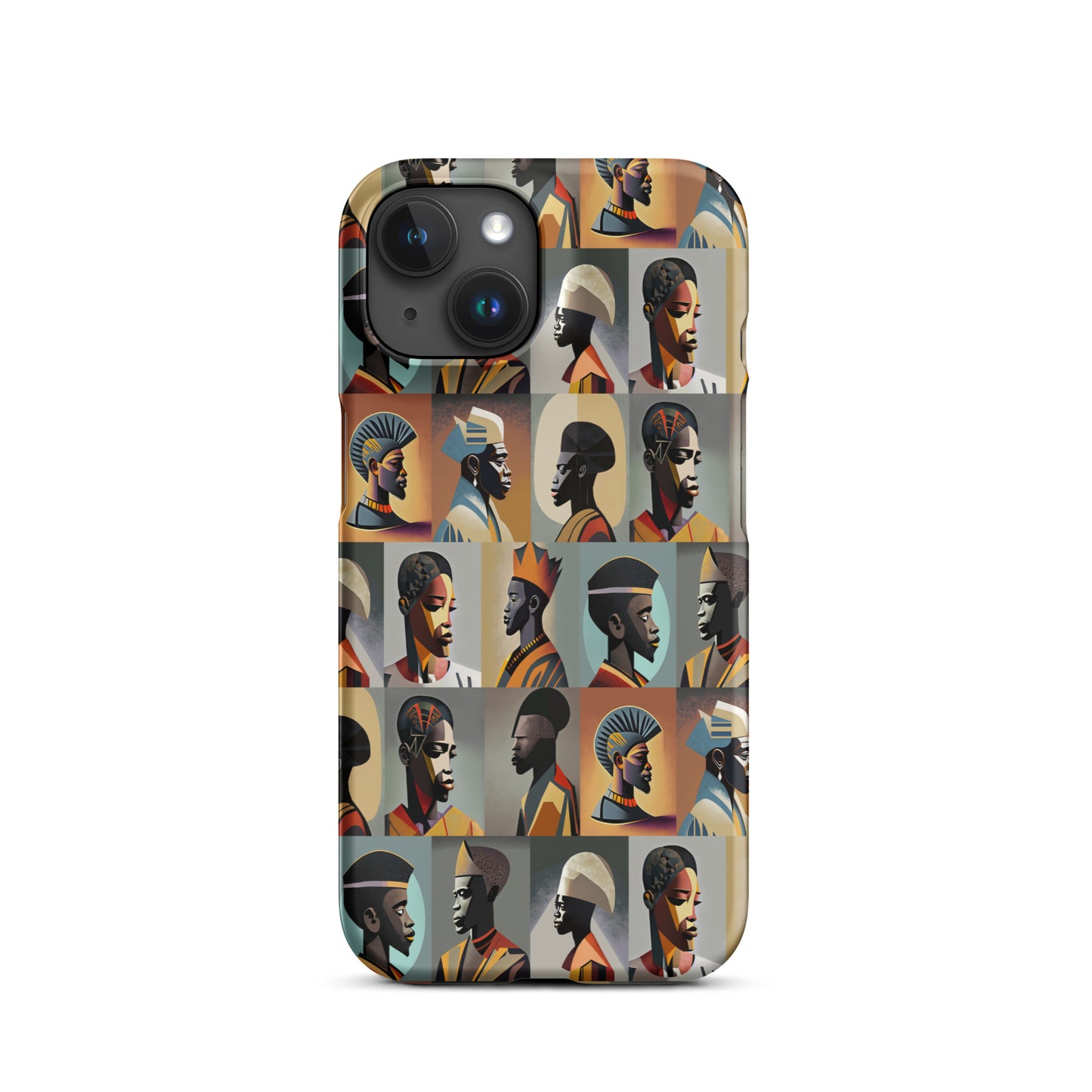 Snap case for iPhone® Kukloso Cubist Faces Collage No 24 - Free Shipping