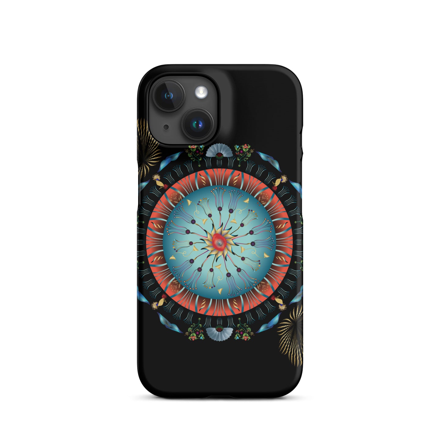 Snap case for iPhone® Kukloso OVC Mandala No 3136 - Free Shipping