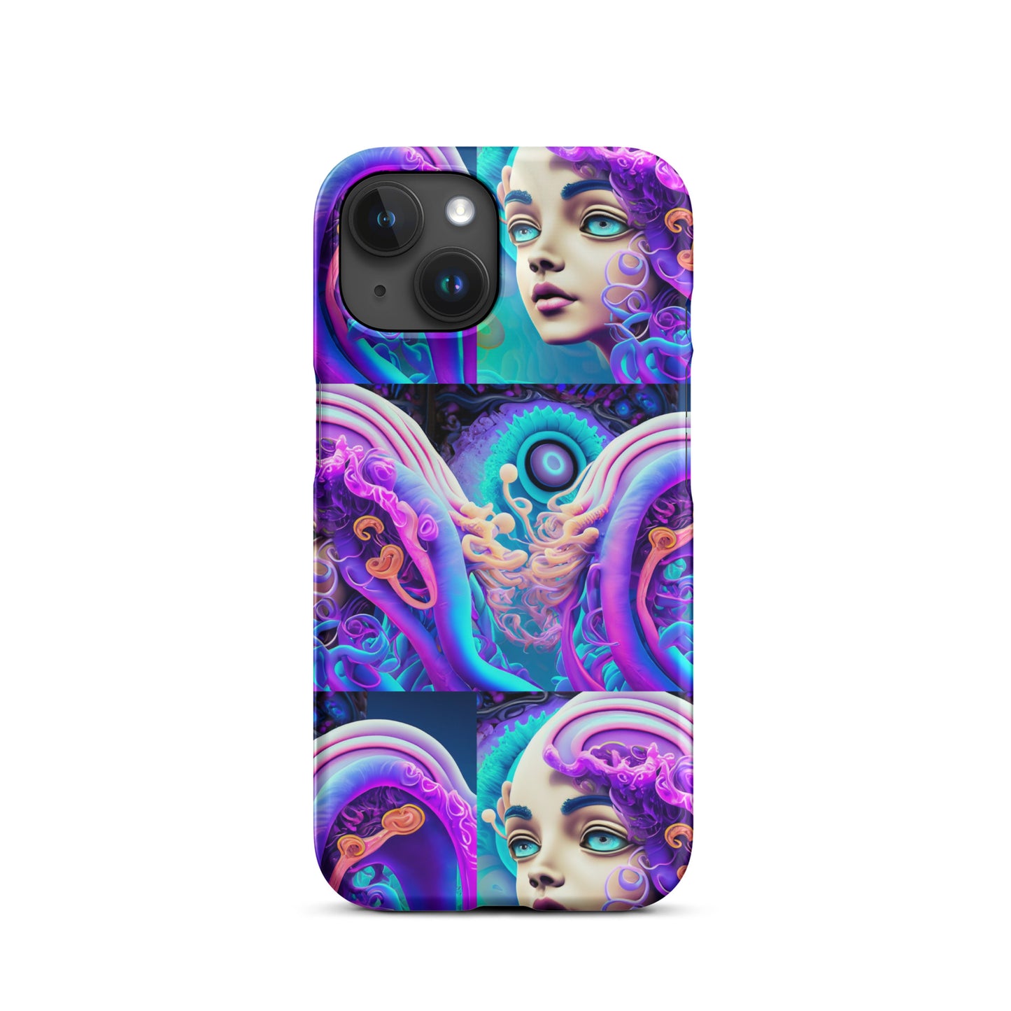 Snap case for iPhone® Kukloso Space Faces No 1 - Free Shipping